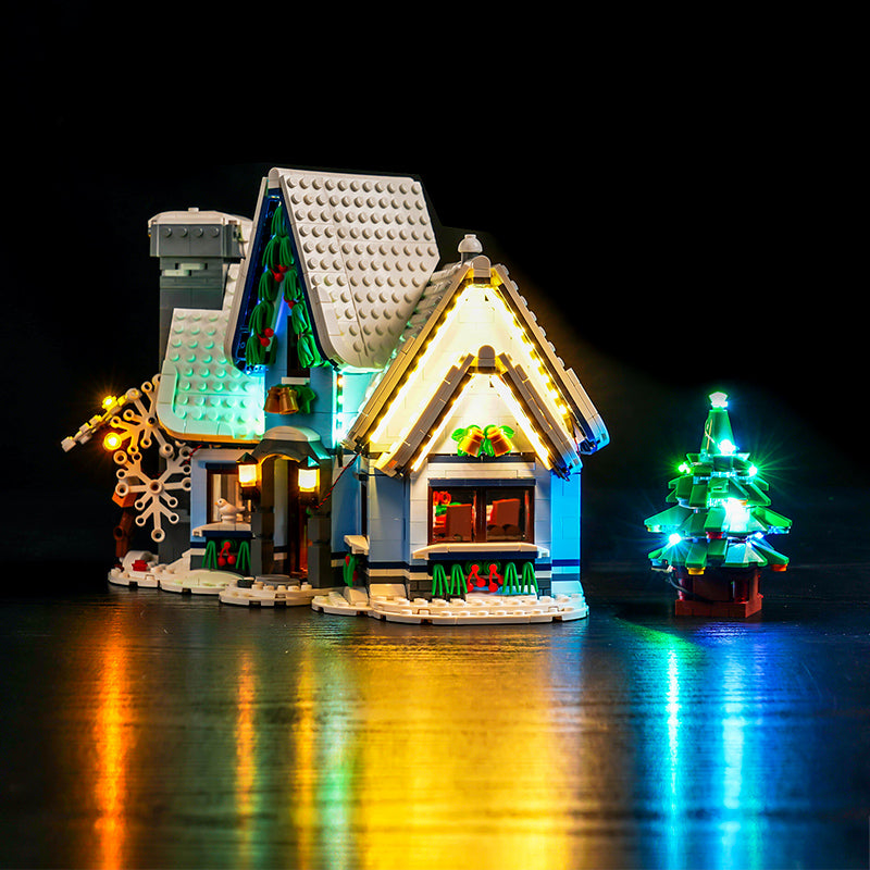 Kit d'éclairage BrickBling pour la visite du Père Noël LEGO 10293