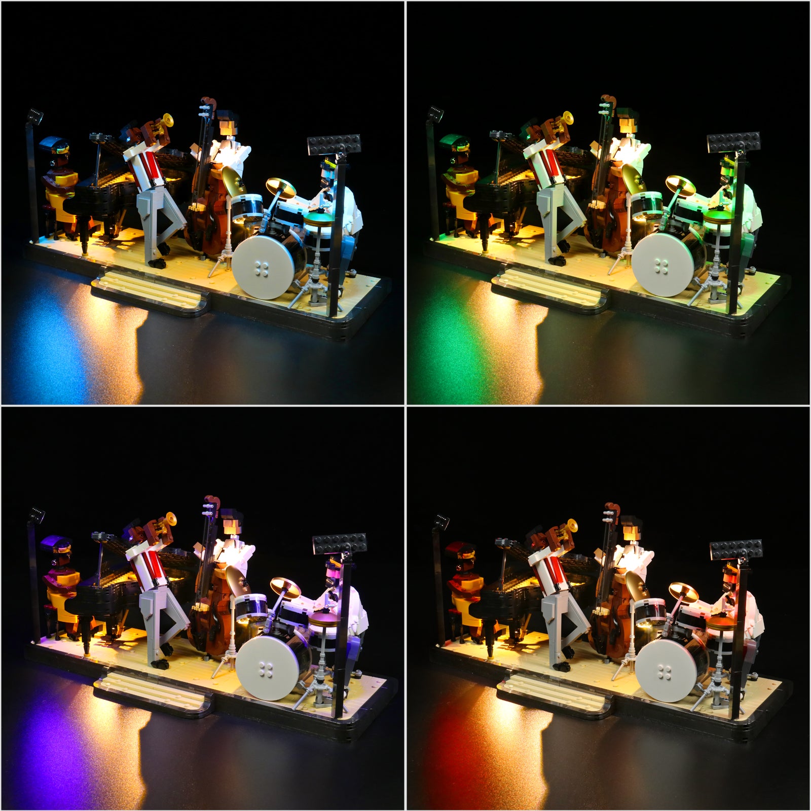 BrickBling Lichtset für LEGO Ideas Jazz Quartet 21334