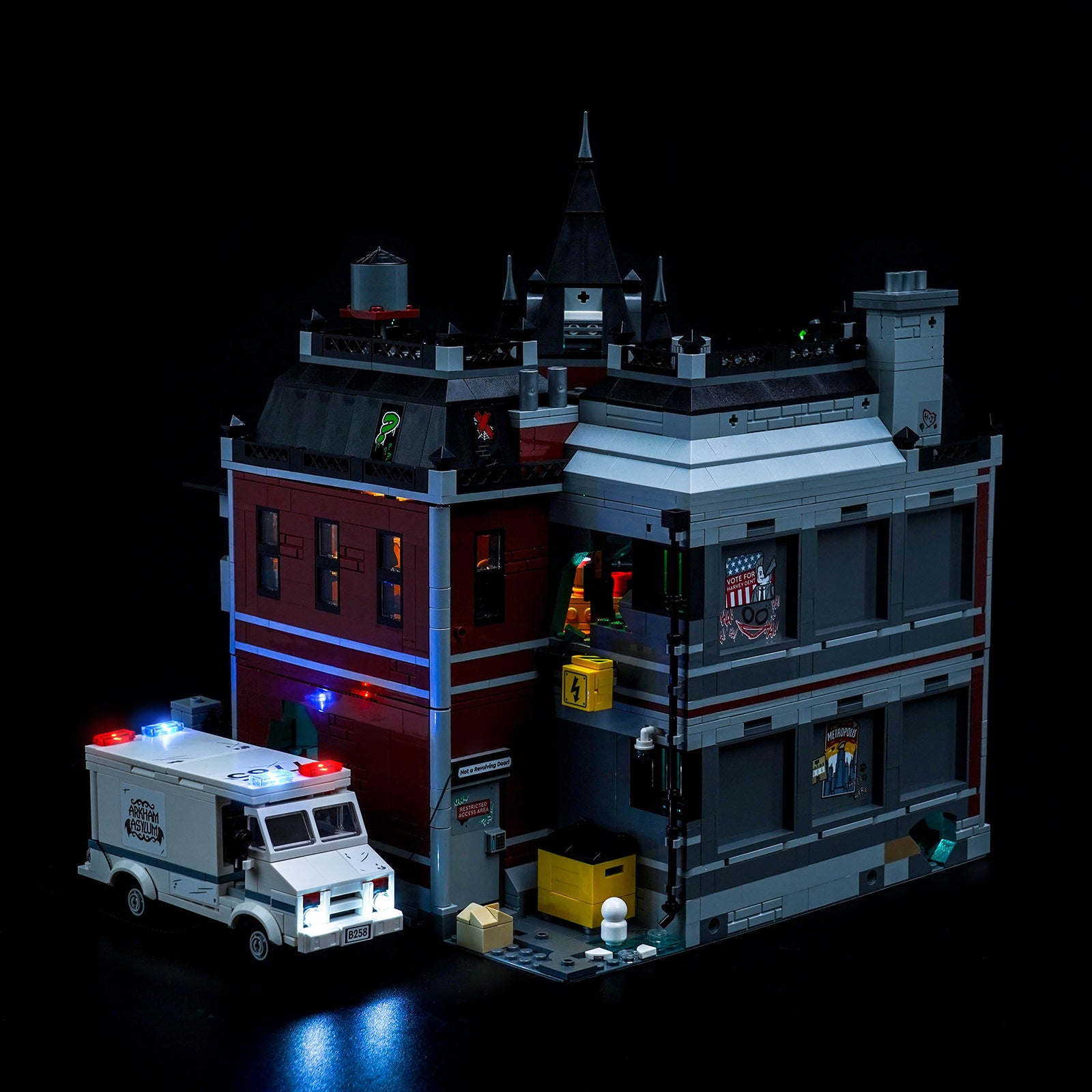 BrickBling Lichtset für LEGO Batman Arkham Asylum™ 76300 Neue Version