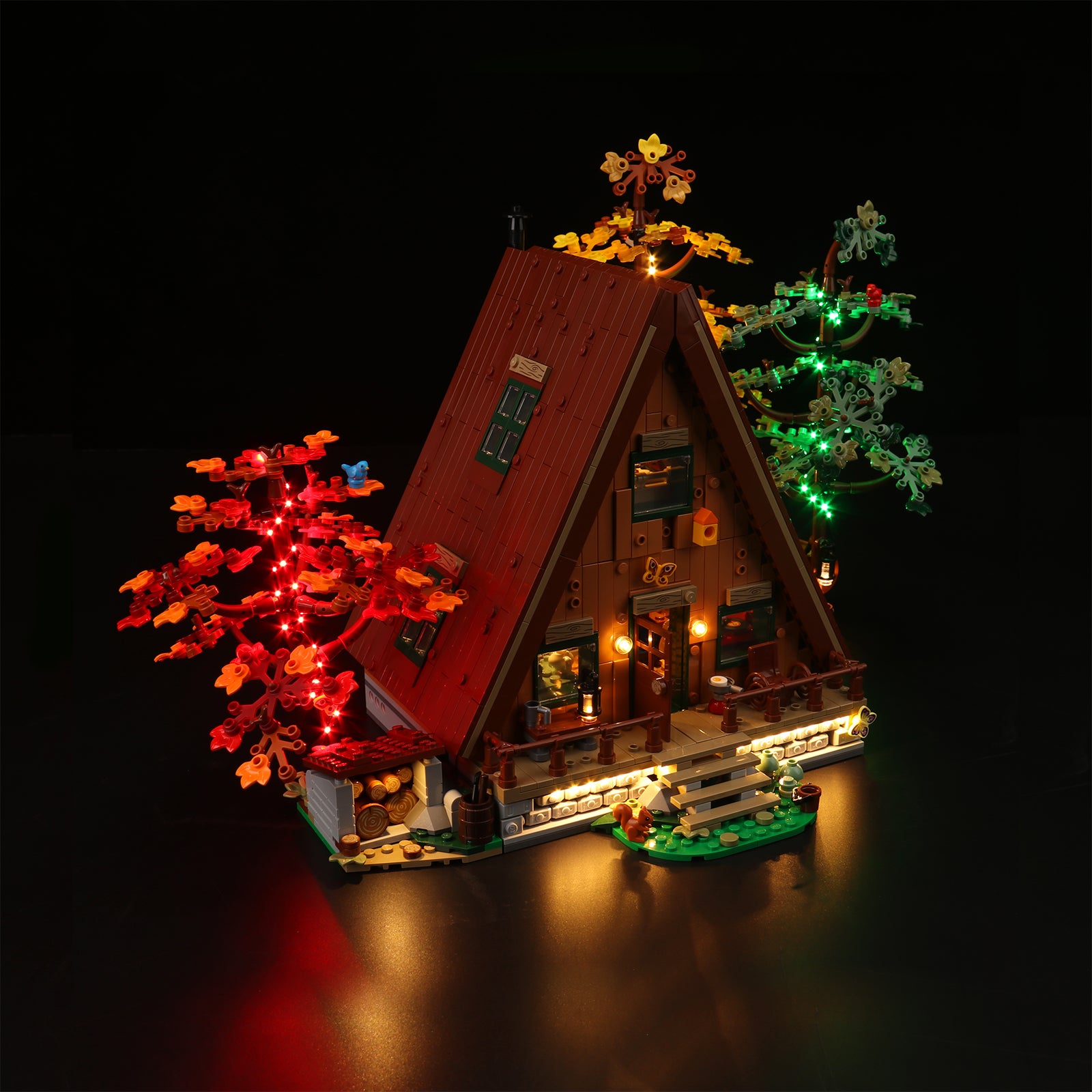 Kit d'éclairage BrickBling pour cabine LEGO A-Frame 21338