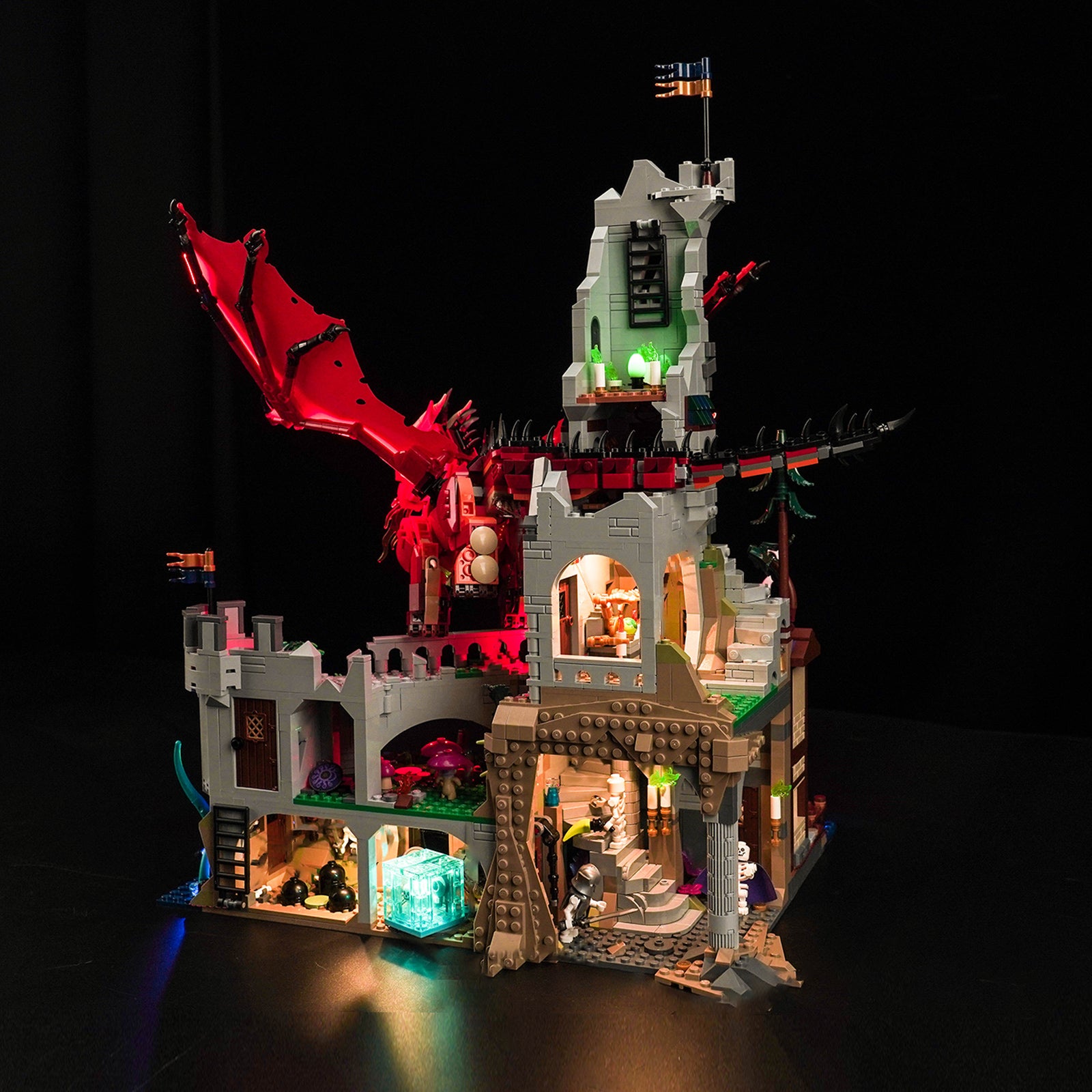 BrickBling Light Kit for LEGO Dungeons & Dragons: Red Dragon's Tale 21348