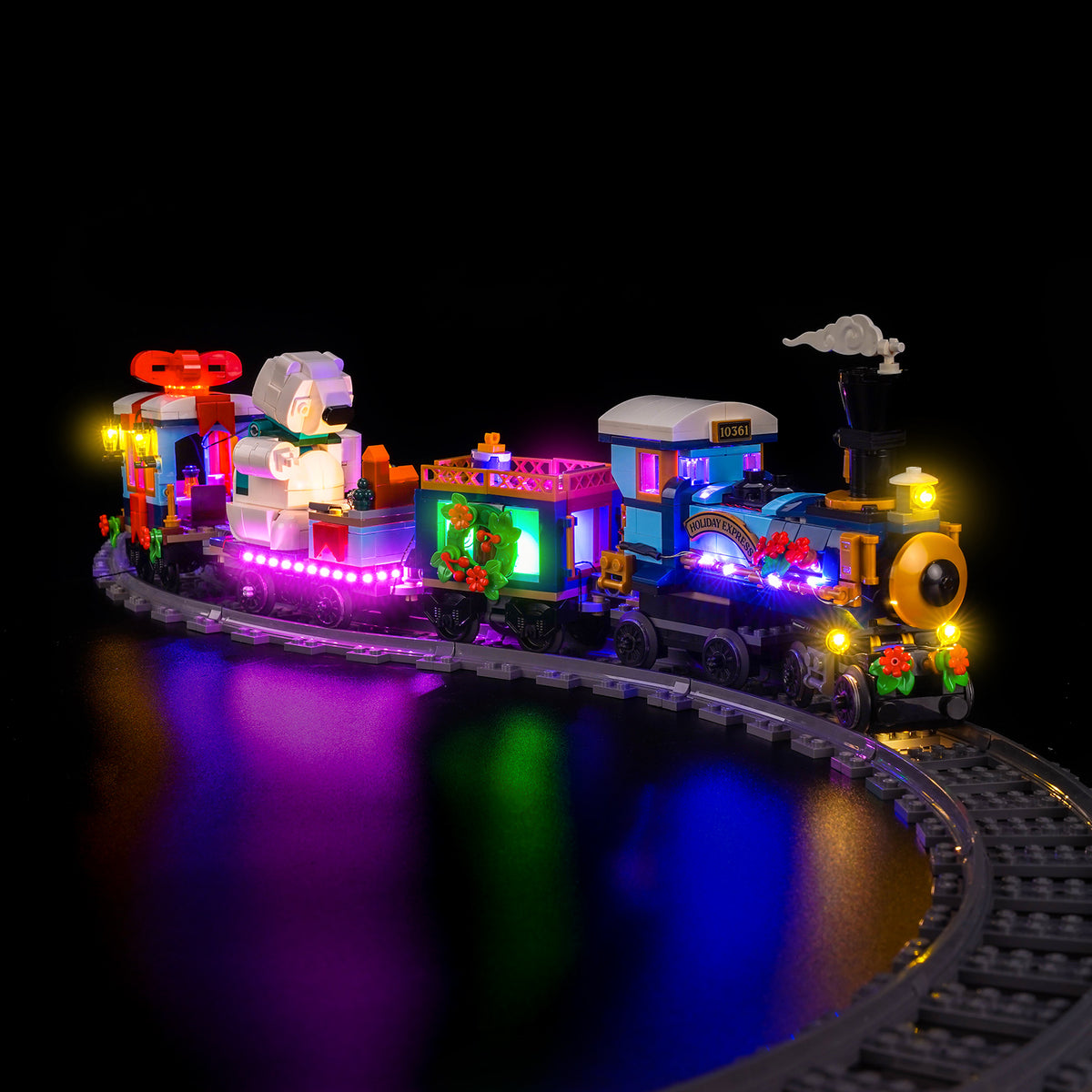BrickBling Lichtset für LEGO Icons Holiday Express Train 10361