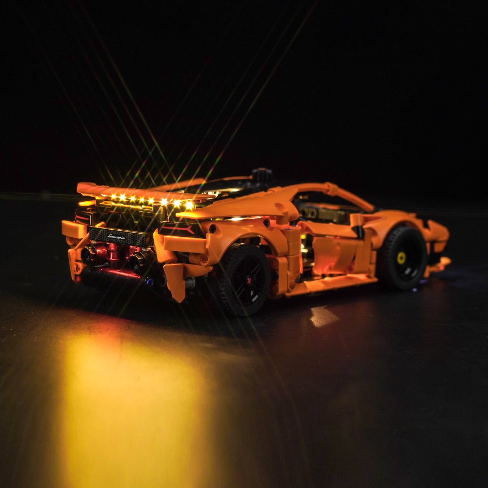 BrickBling Lichtset für LEGO Lamborghini Huracán Tecnica Orange 42196