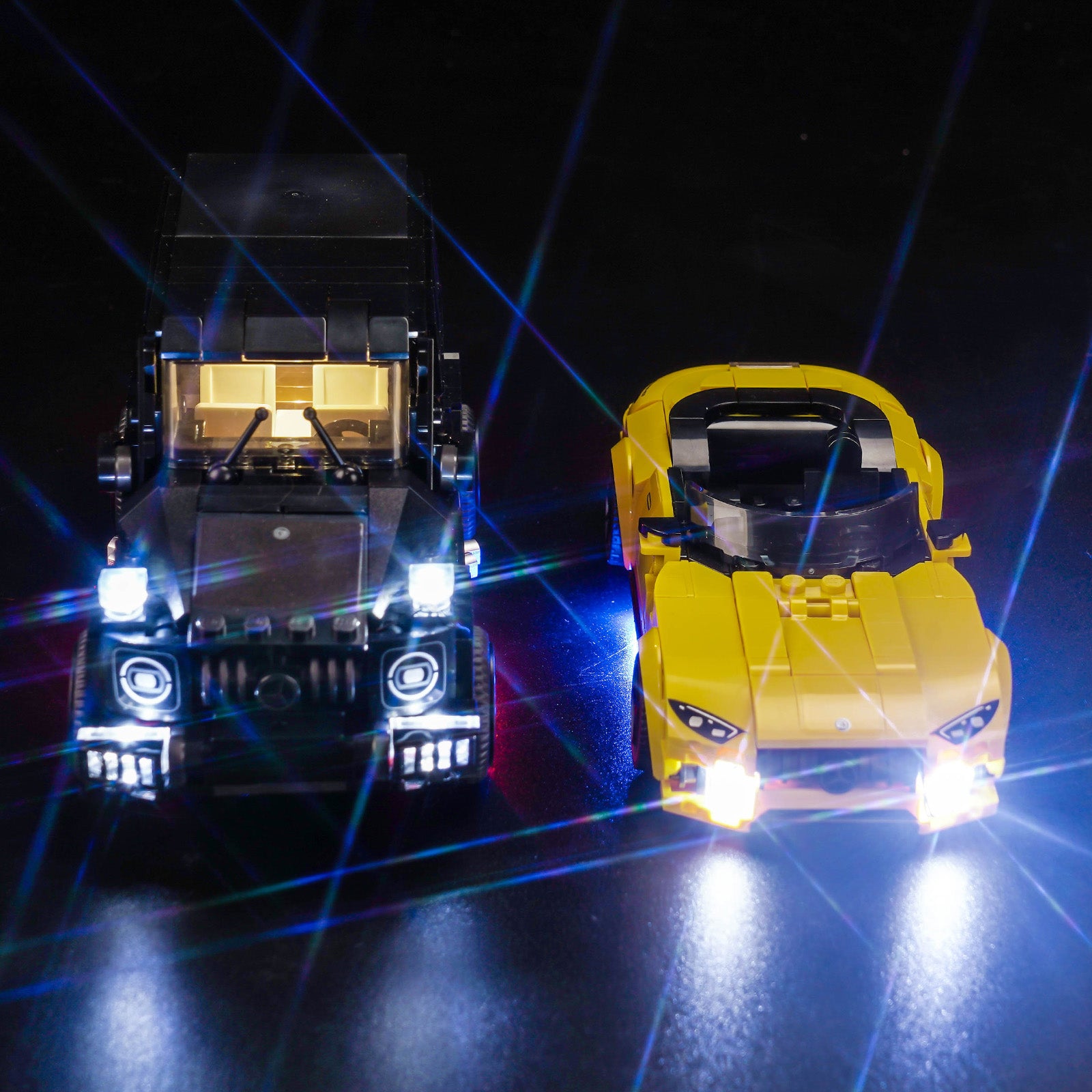 BrickBling Light Kit for LEGO Speed Champions Mercedes-AMG G 63 & Mercedes-AMG SL 63 76924