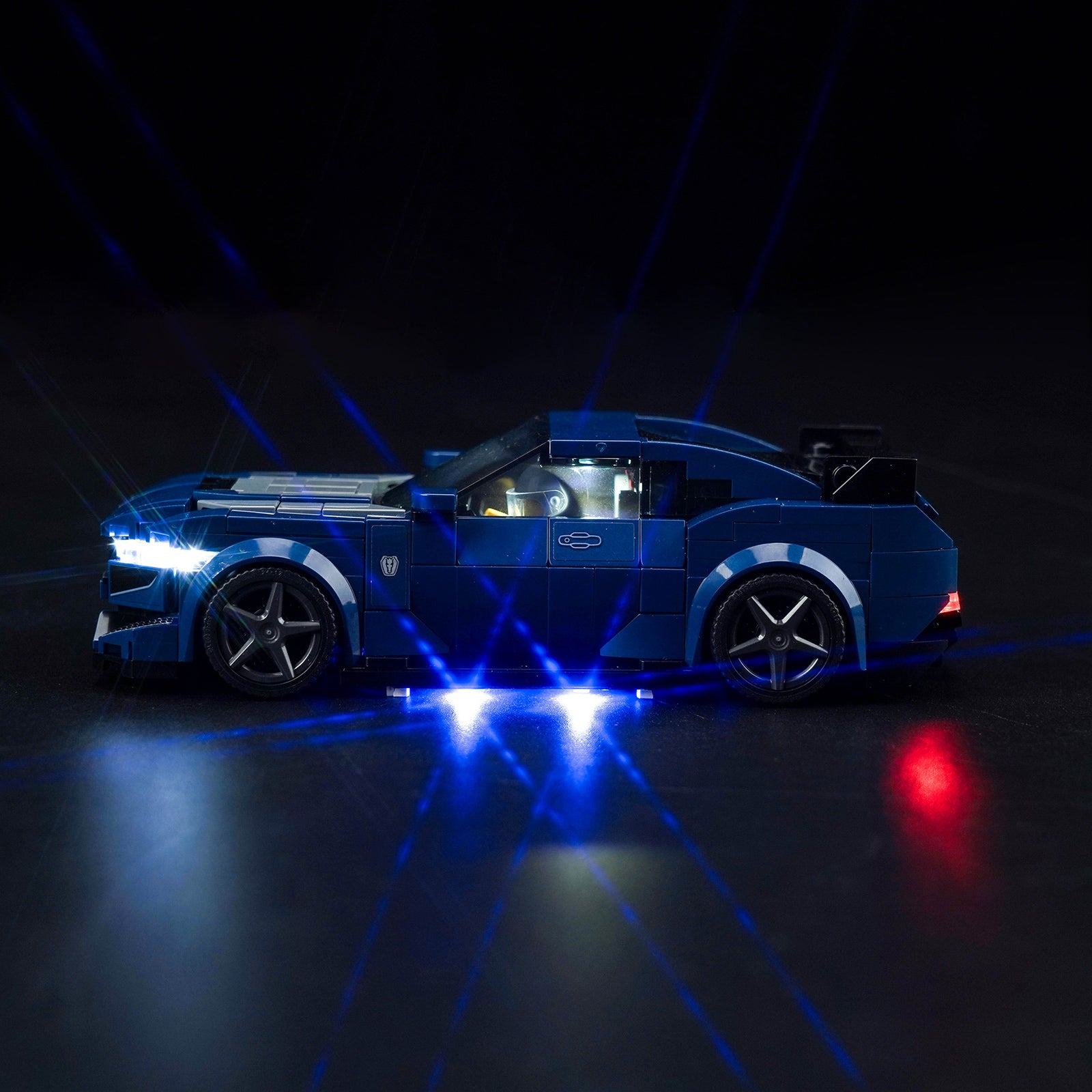 BrickBling Light Kit for LEGO Speed Champions Ford Mustang Dark Horse Sports Car 76920