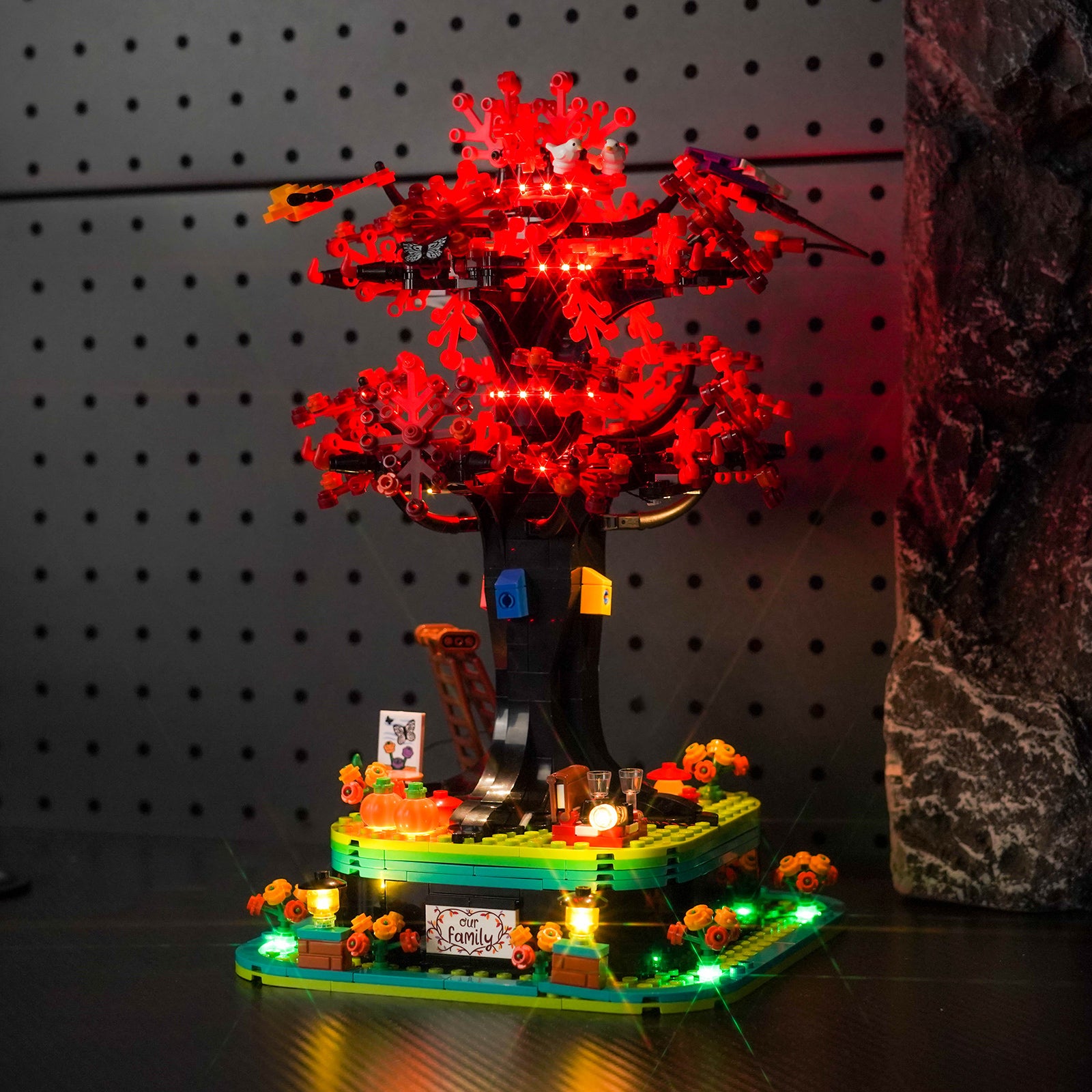 BrickBling Lichtset für LEGO Ideas Familienstammbaum 21346