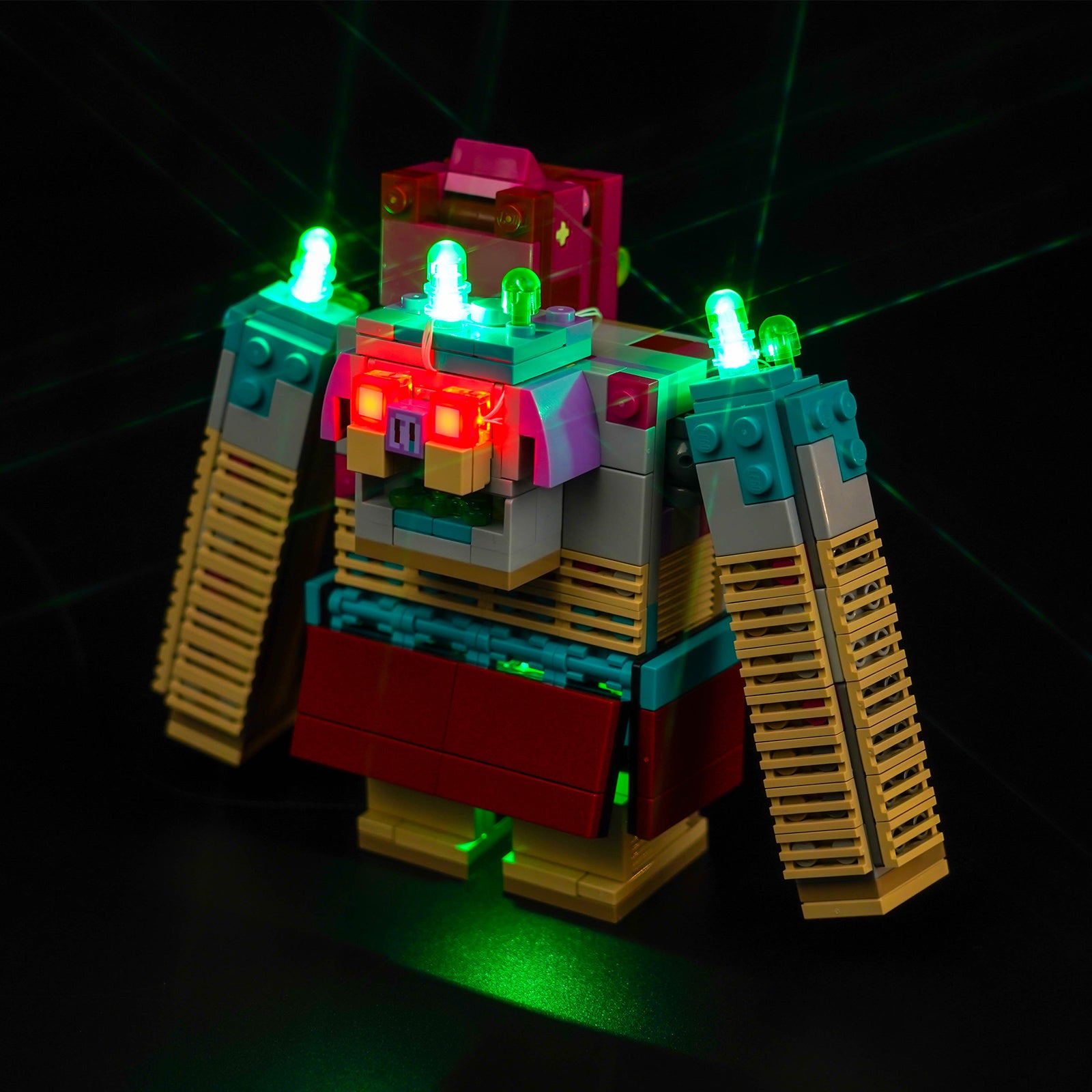 BrickBling Light Kit for LEGO Minecraft Legends The Devourer Showdown 21257