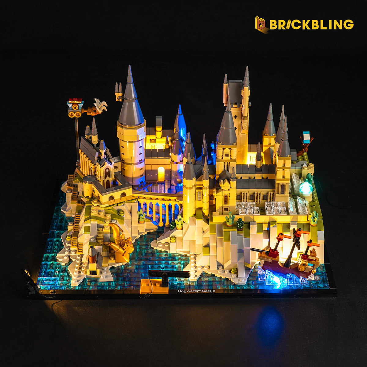 BrickBling Light Kit for LEGO Hogwarts Castle and Grounds 76419