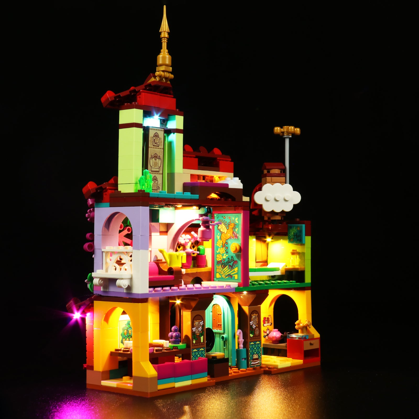 BrickBling Light Kit for LEGO Disney The Madrigal House 43202 Upgraded Version