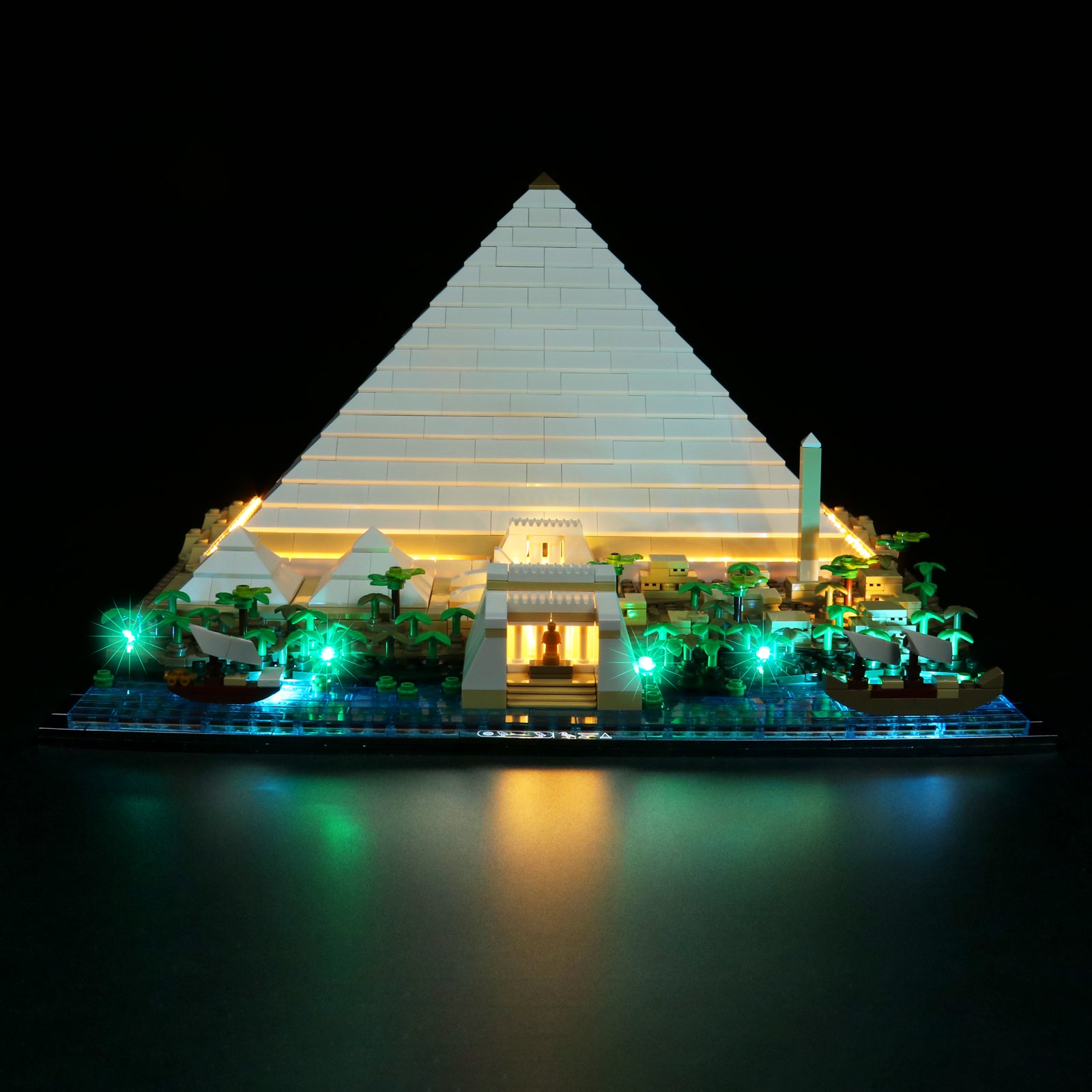 BrickBling Lichtset für LEGO Die Große Pyramide von Gizeh 21058