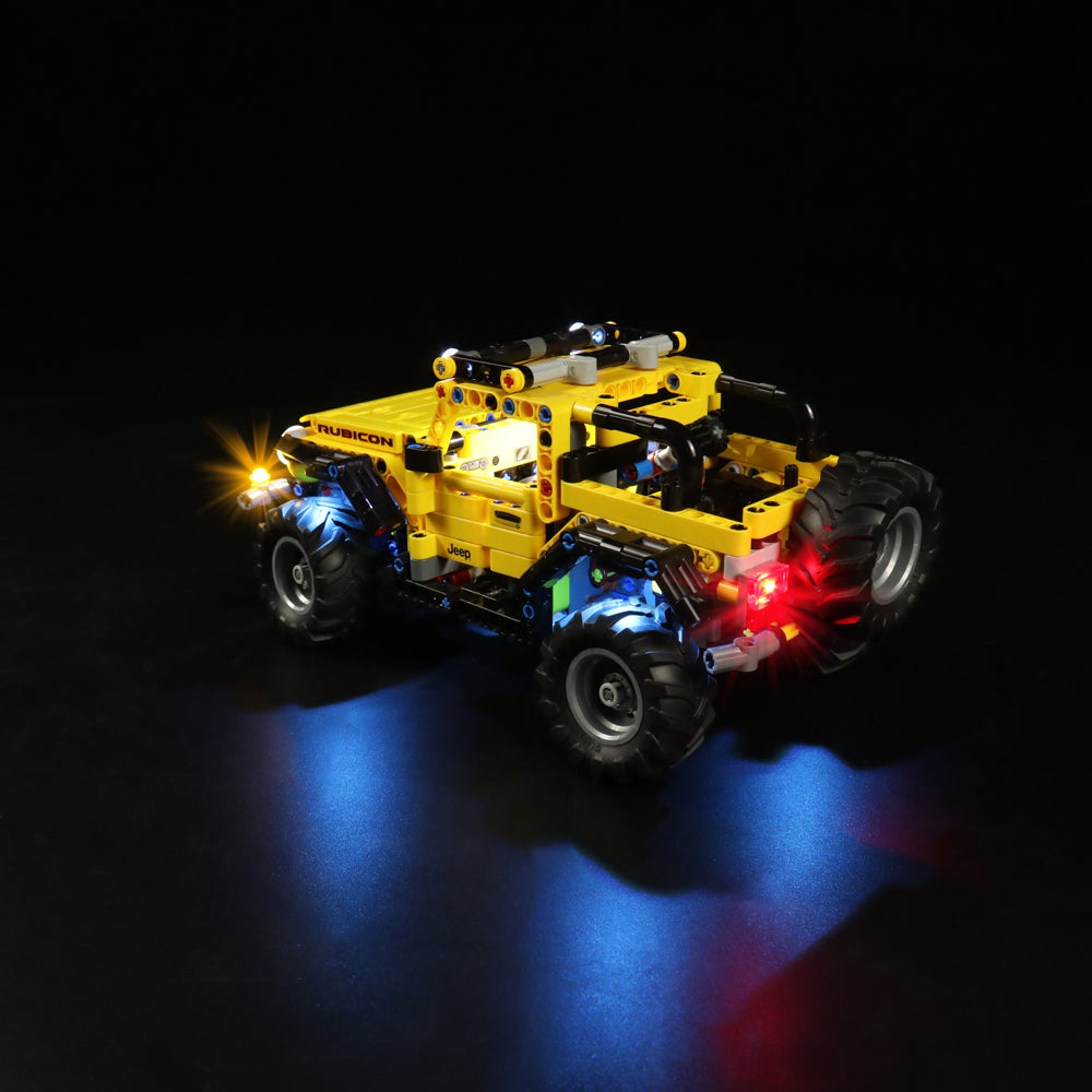 Kit d'éclairage BrickBling pour LEGO Technic Jeep Wrangler 42122