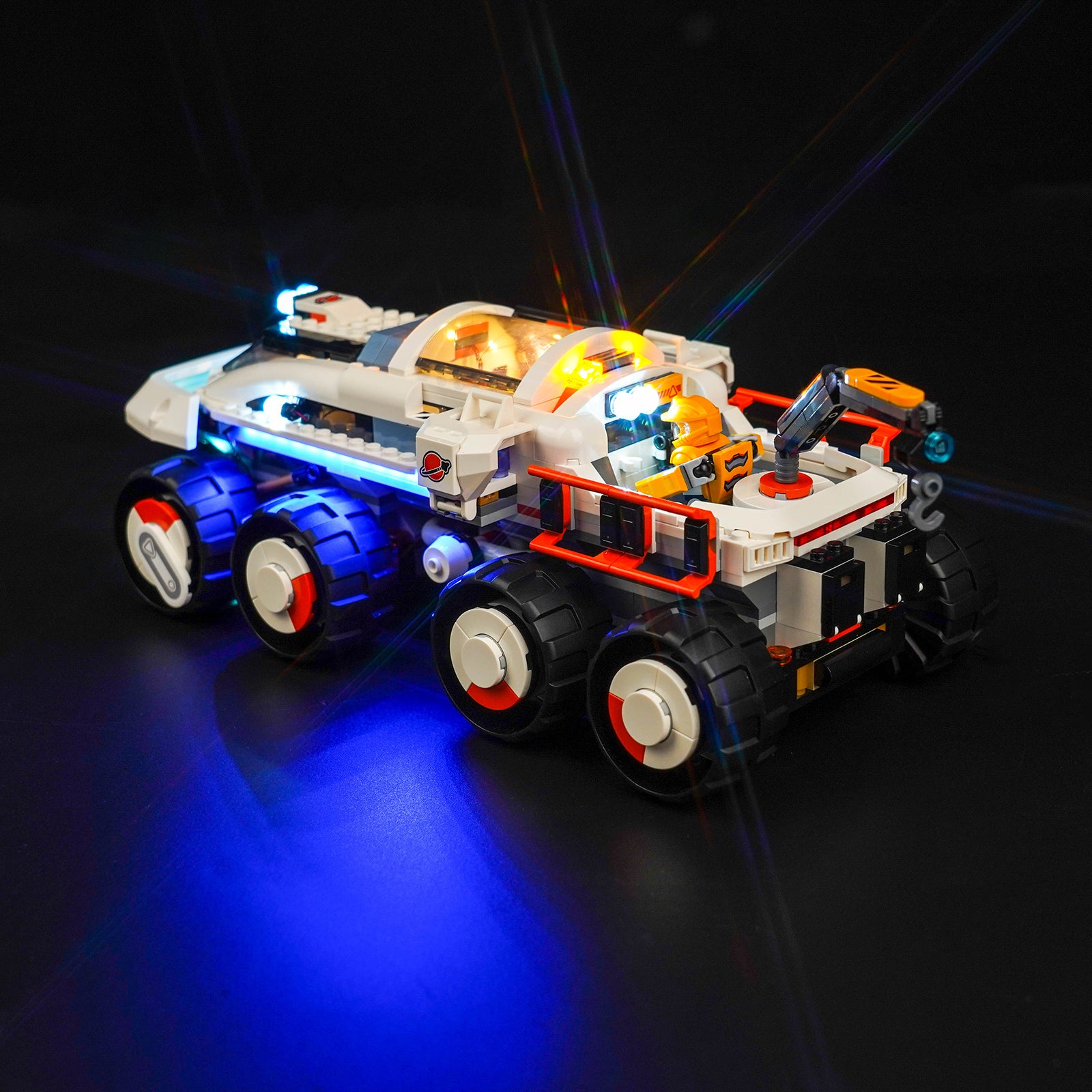 BrickBling Light Kit for LEGO City Command Rover and Crane Loader 60432