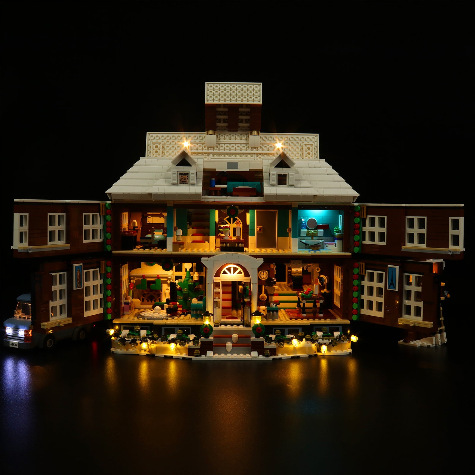 BrickBling Lichtset für LEGO Home Alone 21330 Soundversion