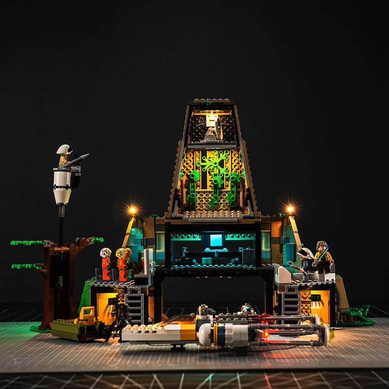 BrickBling Lichtset für LEGO Yavin 4 Rebellenbasis 75365
