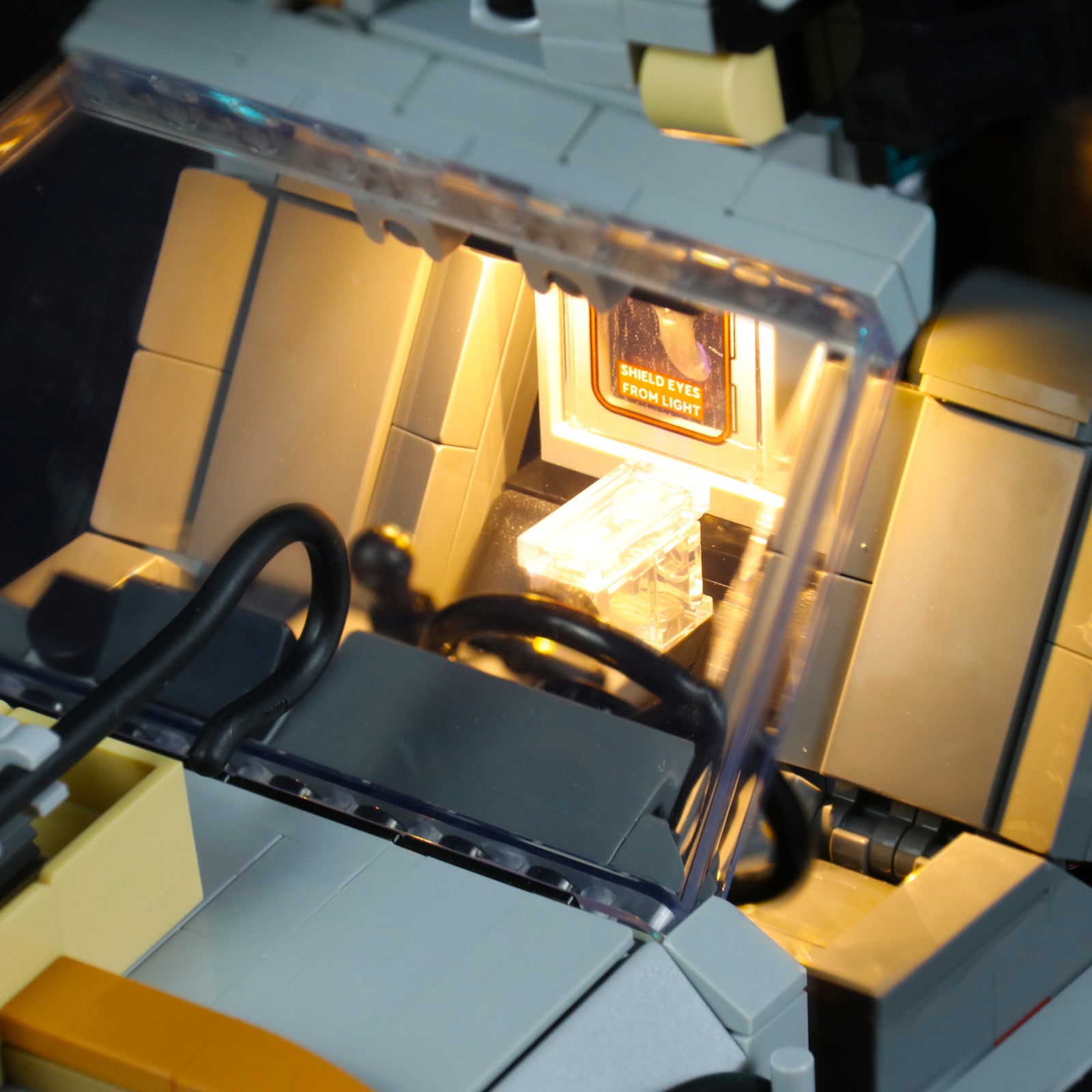 Kit d'éclairage BrickBling pour icônes LEGO Retour vers le futur Time Machine 10300