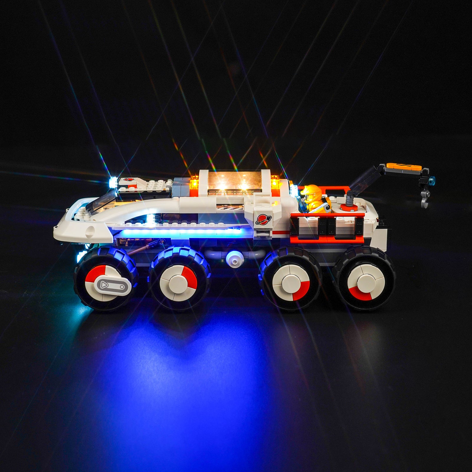 BrickBling Light Kit for LEGO City Command Rover and Crane Loader 60432
