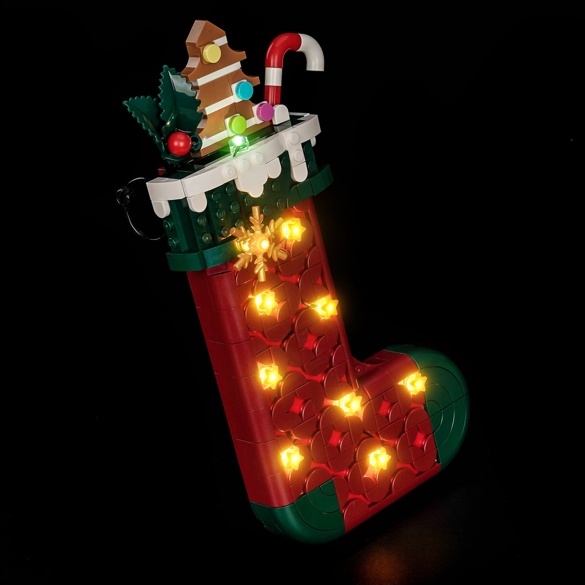 BrickBling Beleuchtungsset für LEGO Weihnachtsstrumpf 40958