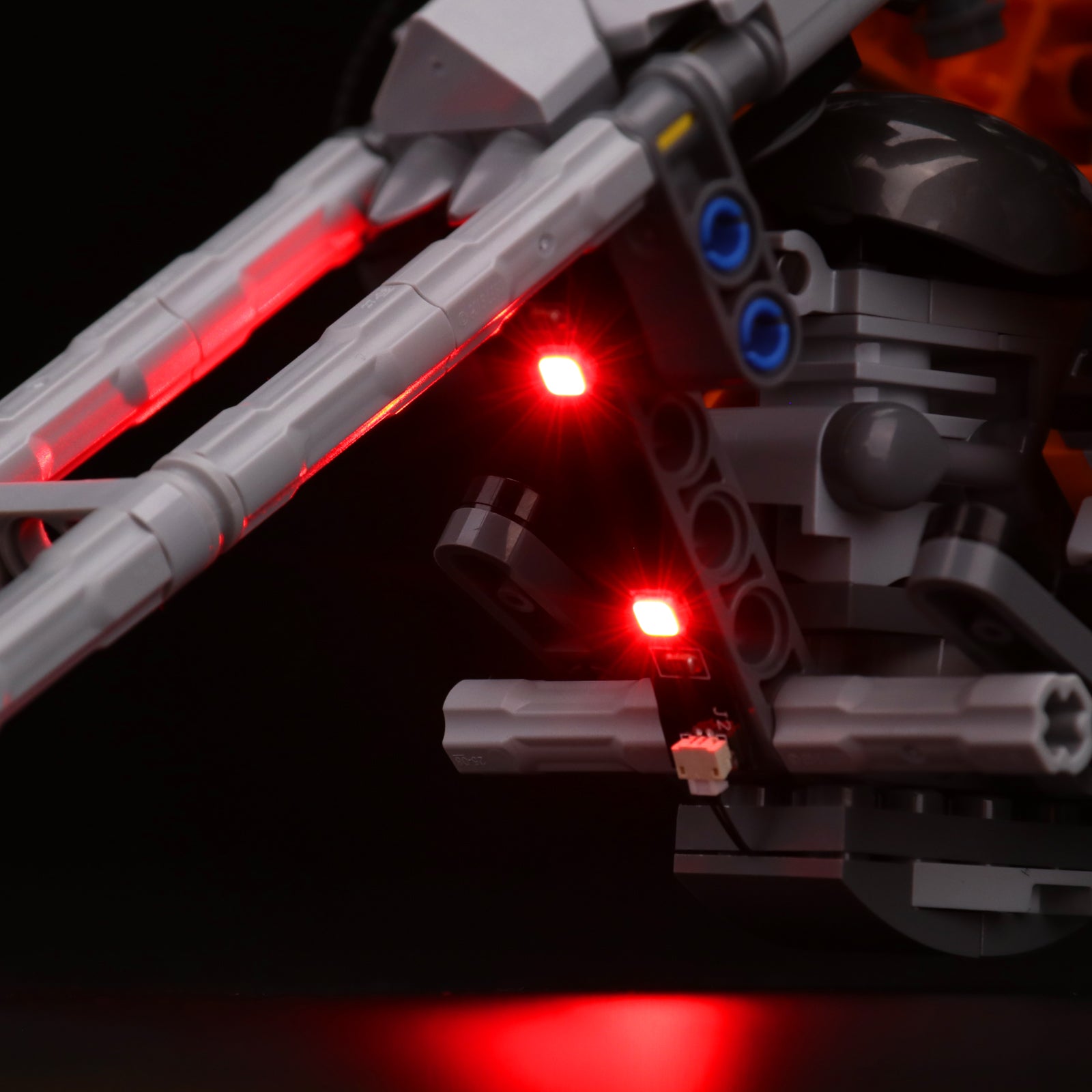 BrickBling Light Kit for LEGO Ghost Rider Mech & Bike 76245