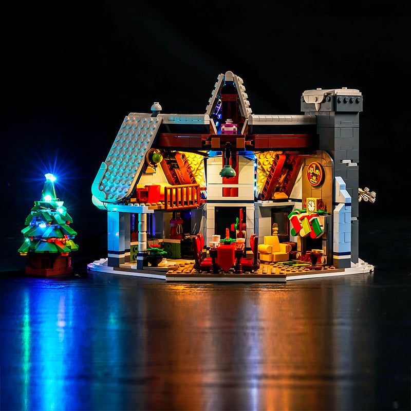 Kit d'éclairage BrickBling pour la visite du Père Noël LEGO 10293