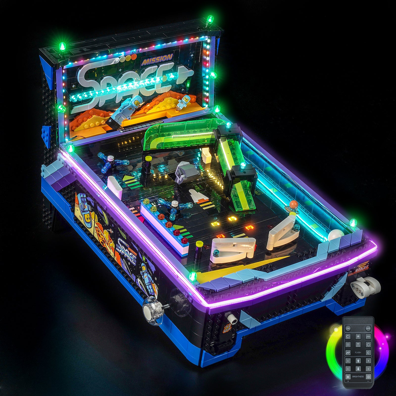BrickBling Light Kit for LEGO Icons Arcade Pinball Machine 11374