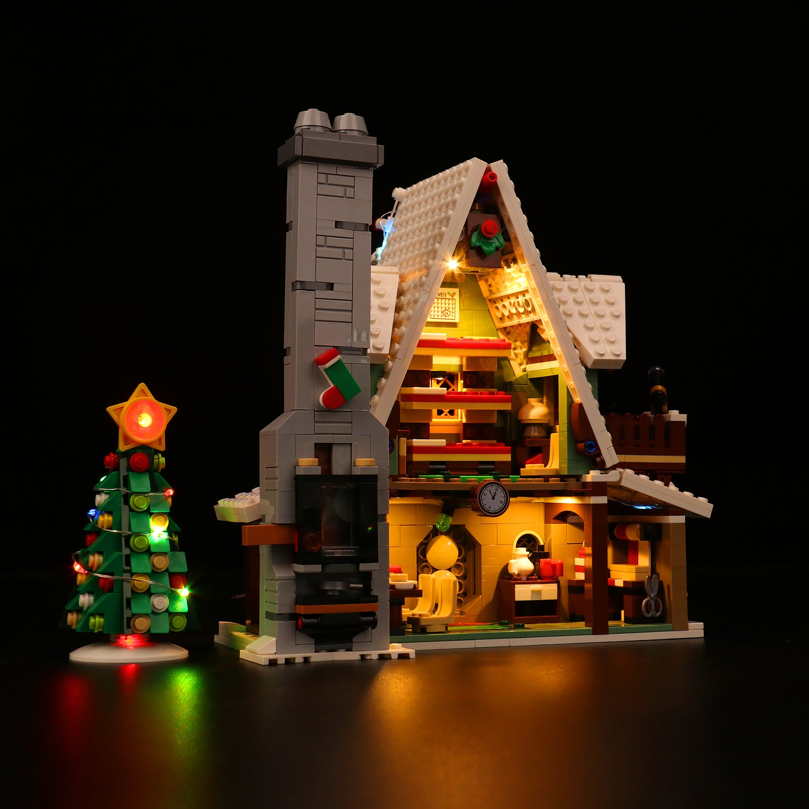 BrickBling Light Kit For LEGO Elf Club House 10275 Sound Version