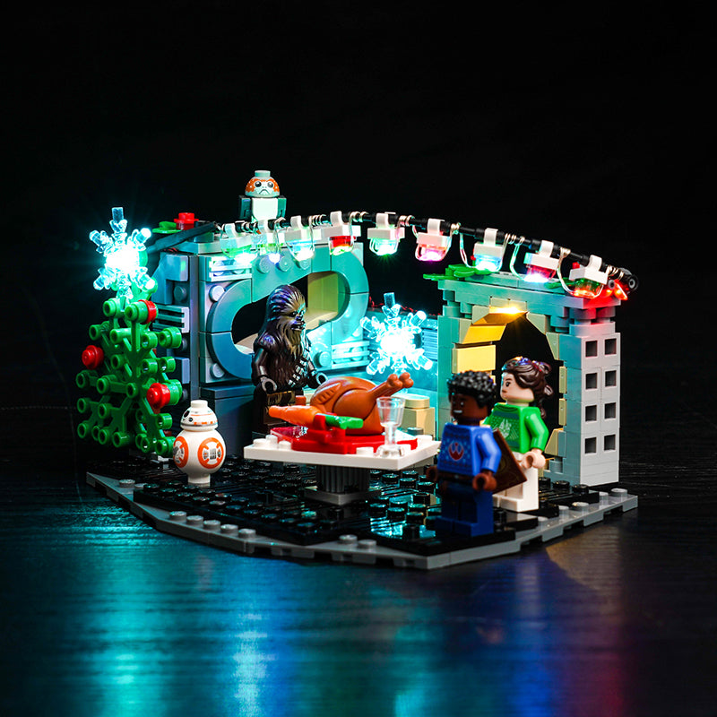 BrickBling Lichtset für LEGO Millennium Falcon™ Holiday Diorama 40658