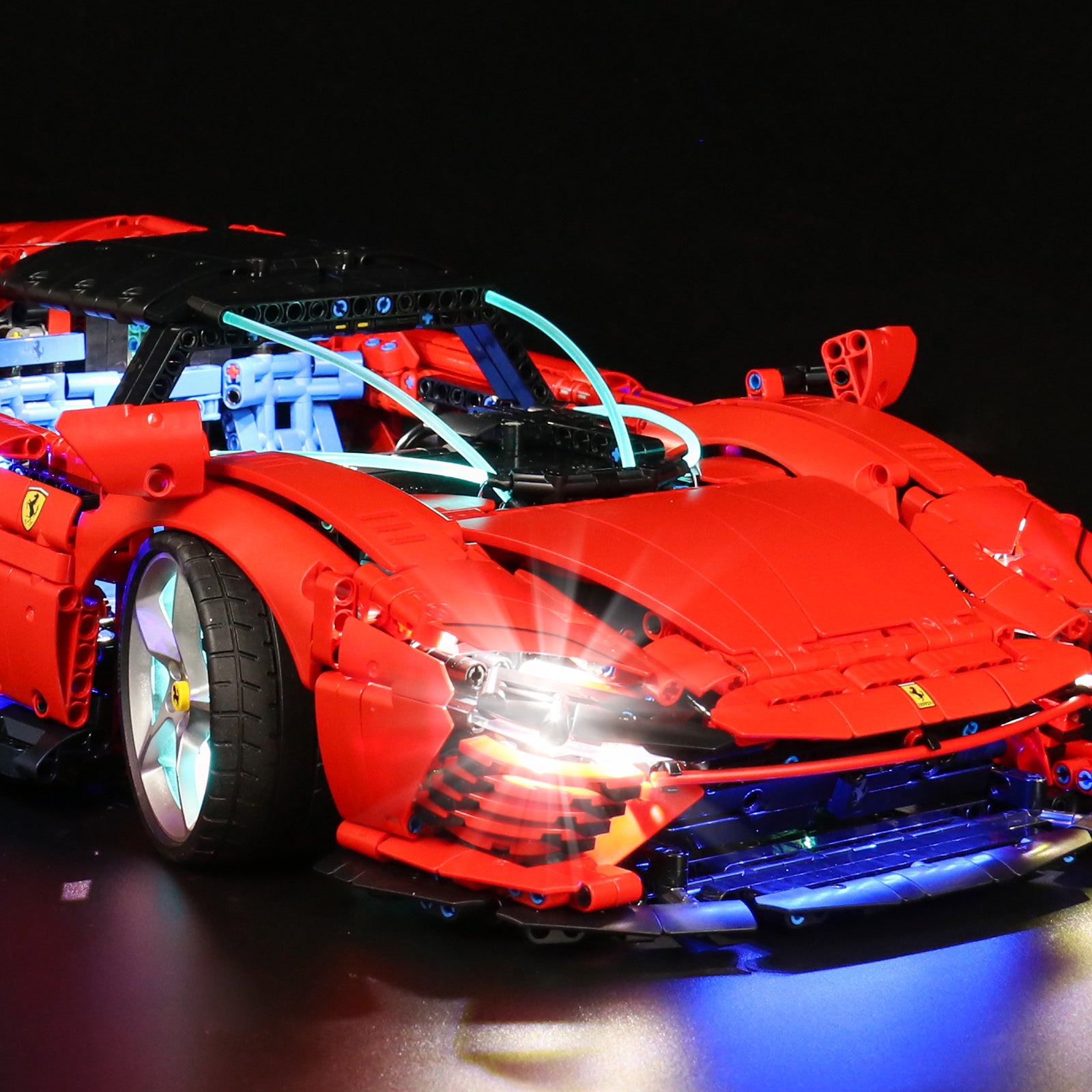 BrickBling Light Kit for LEGO Technic Ferrari Daytona SP3 42143 Upgraded Version