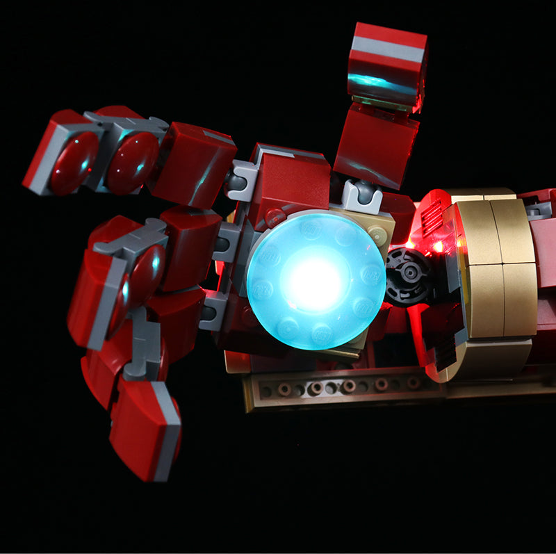 BrickBling Lichtset für LEGO Marvel Hulkbuster 76210