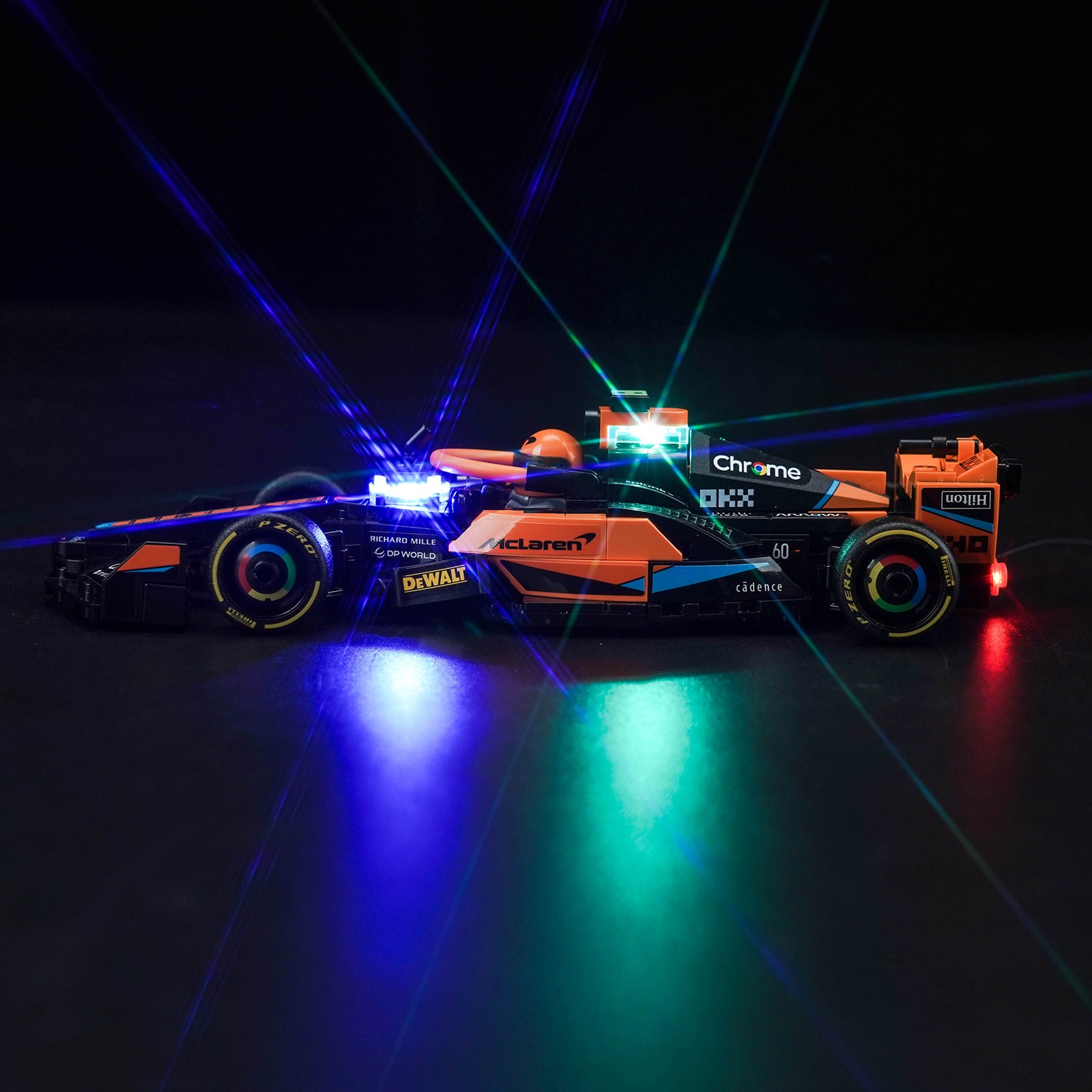 BrickBling Light Kit for LEGO Speed Champions 2023 McLaren Formula 1 Race Car 76919