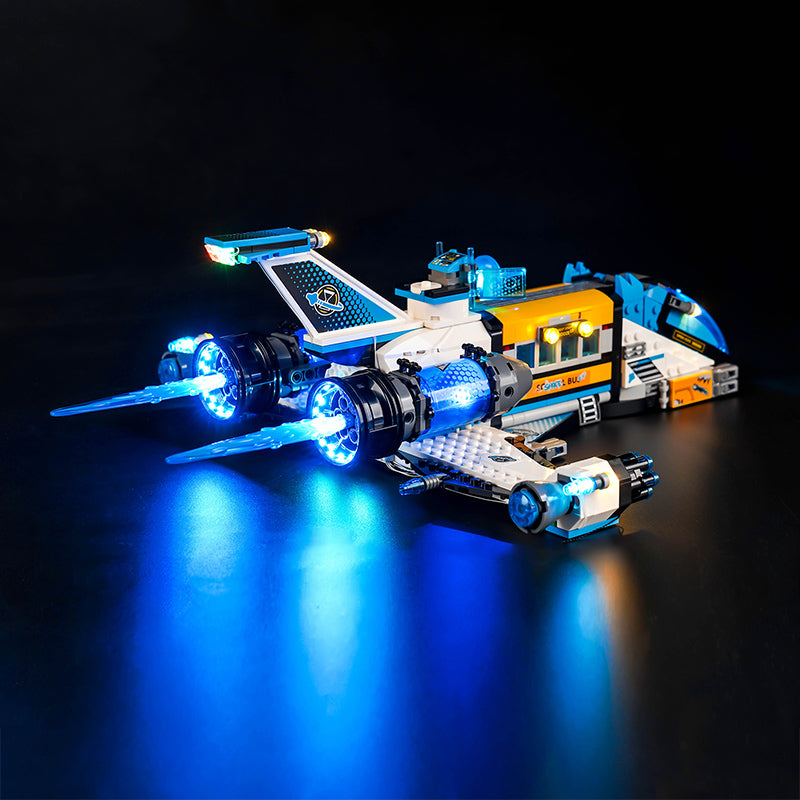 Kit d'éclairage BrickBling pour LEGO DREAMZzz Le bus spatial de M. Oz 71460, version télécommandée