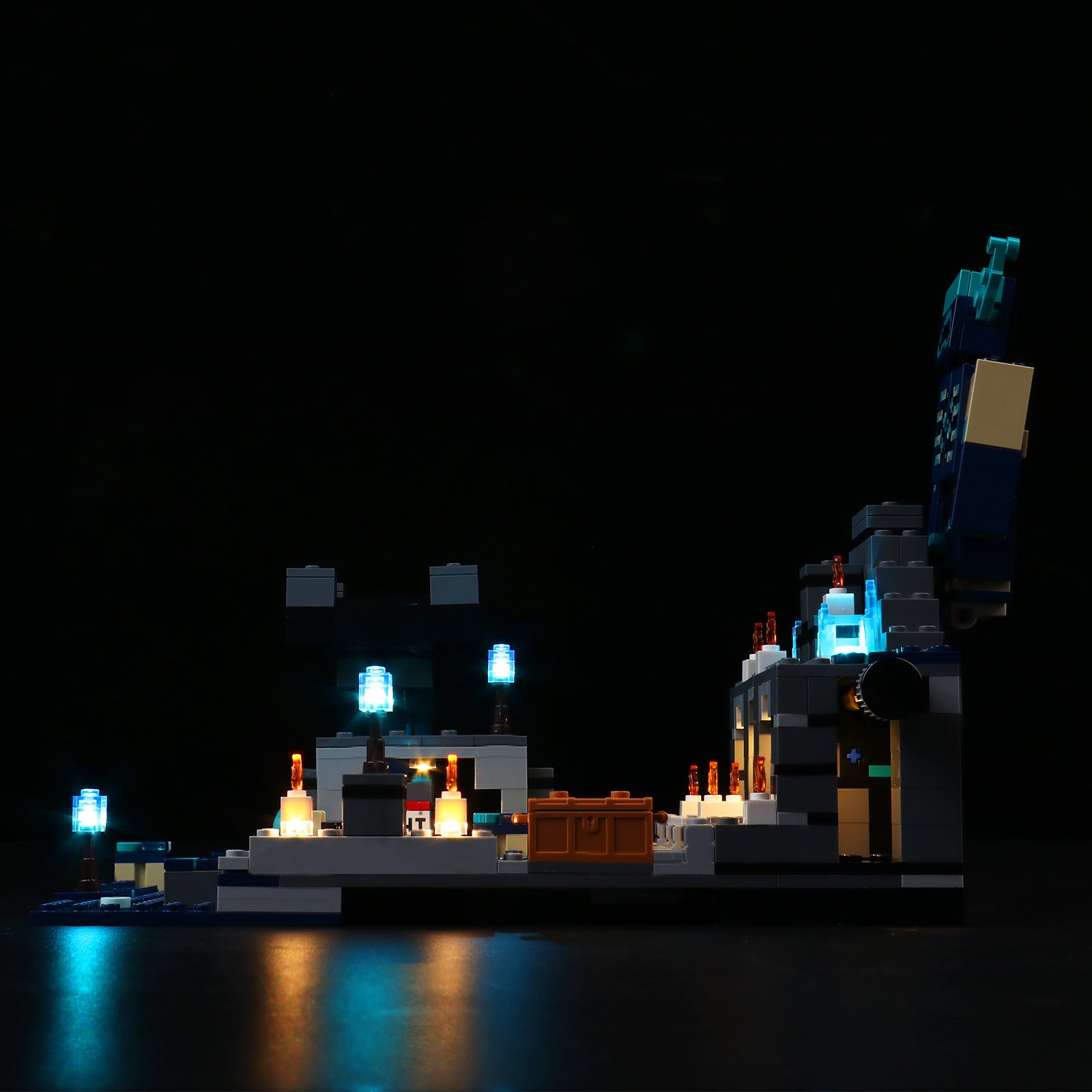 Kit d'éclairage BrickBling pour LEGO The Deep Dark Battle Playset 21246