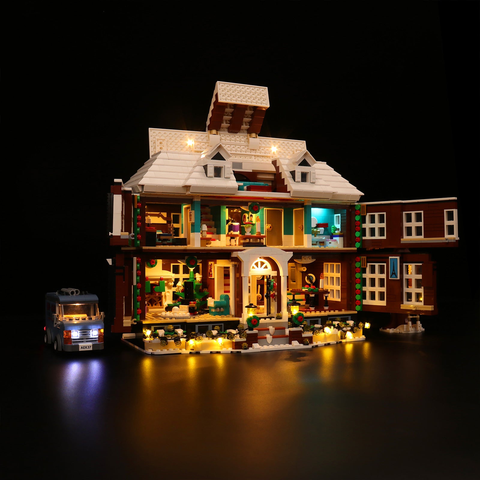 BrickBling Lichtset für LEGO Home Alone 21330 Soundversion