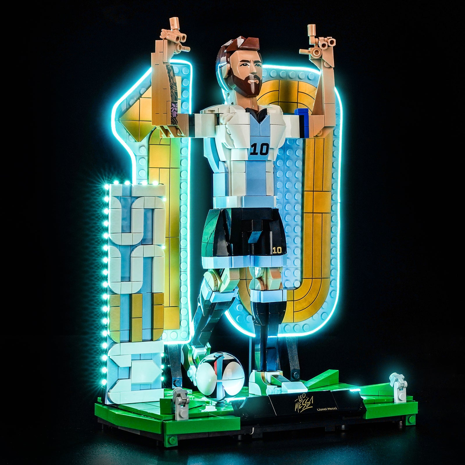 BrickBling Light Kit for LEGO Editions Lionel Messi – Soccer Legend 43015
