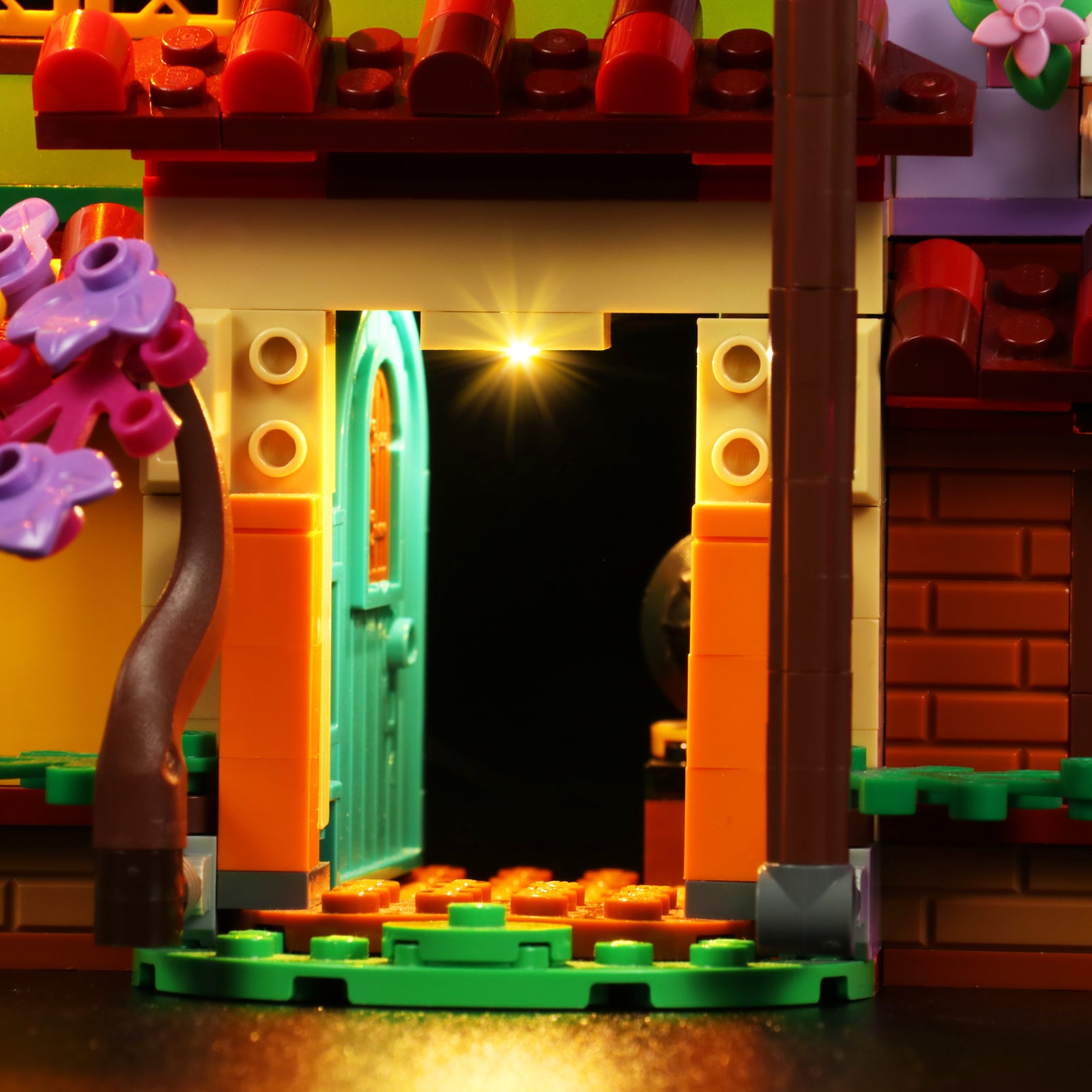 Details Display of BrickBling Light Kit for LEGO Disney The Madrigal House 43202 Upgraded Version