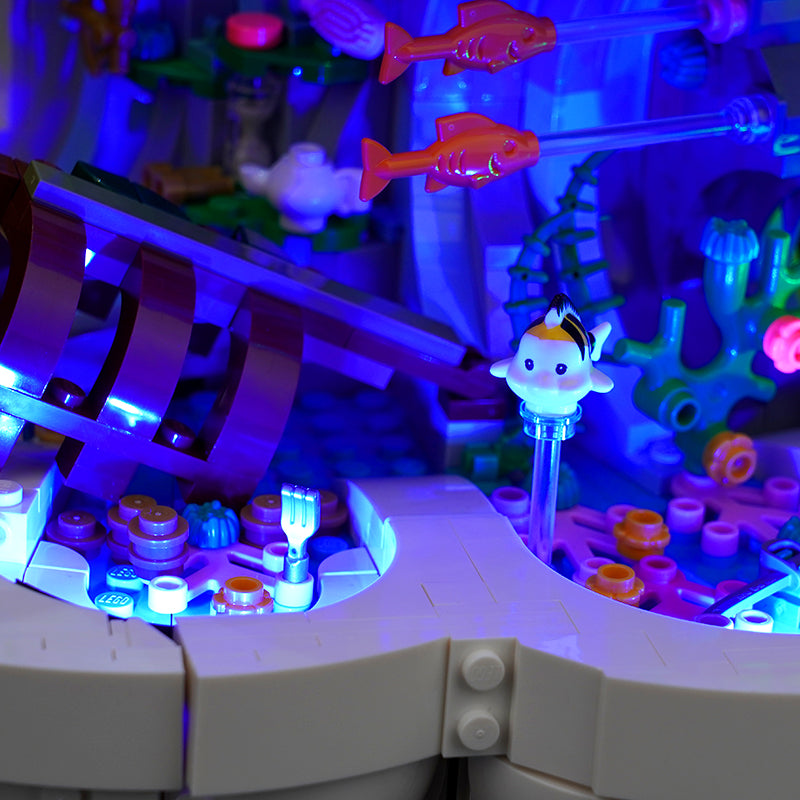 BrickBling Lichtset für die kleine Meerjungfrau Royal Clamshell 43225