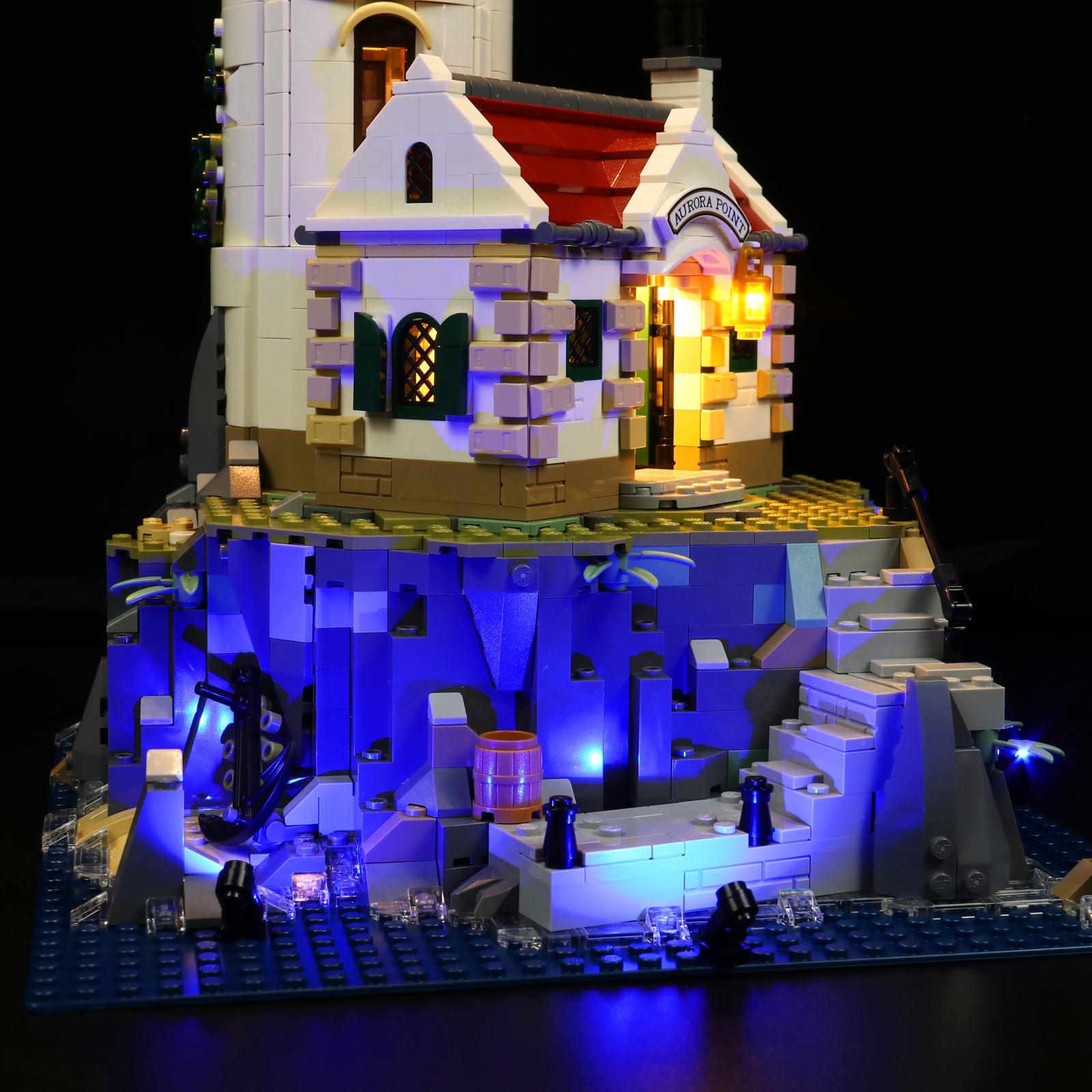 Kit d'éclairage BrickBling pour phare motorisé LEGO 21335