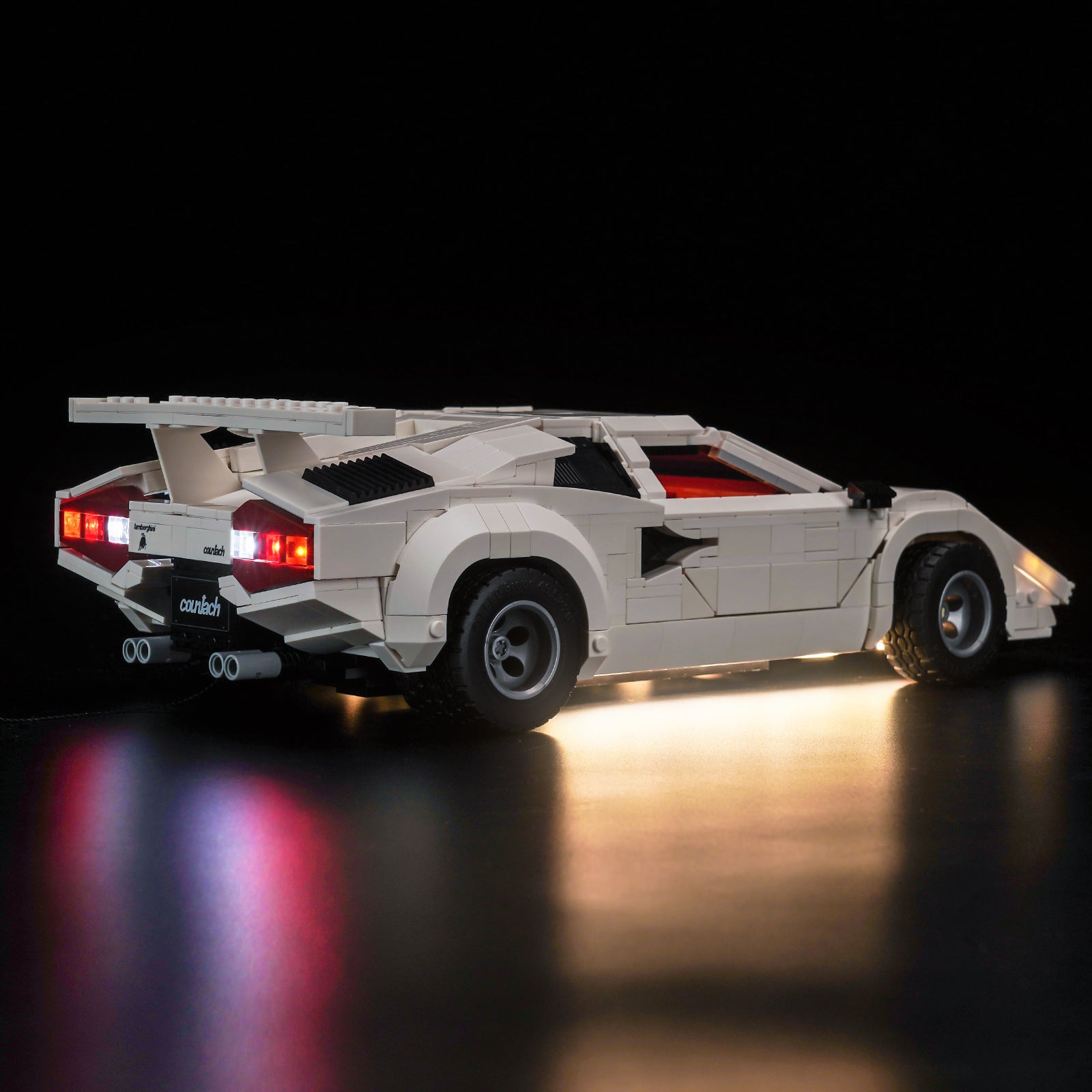 BrickBling Light Kit for LEGO Icons Lamborghini Countach 5000 Quattrovalvole 10337