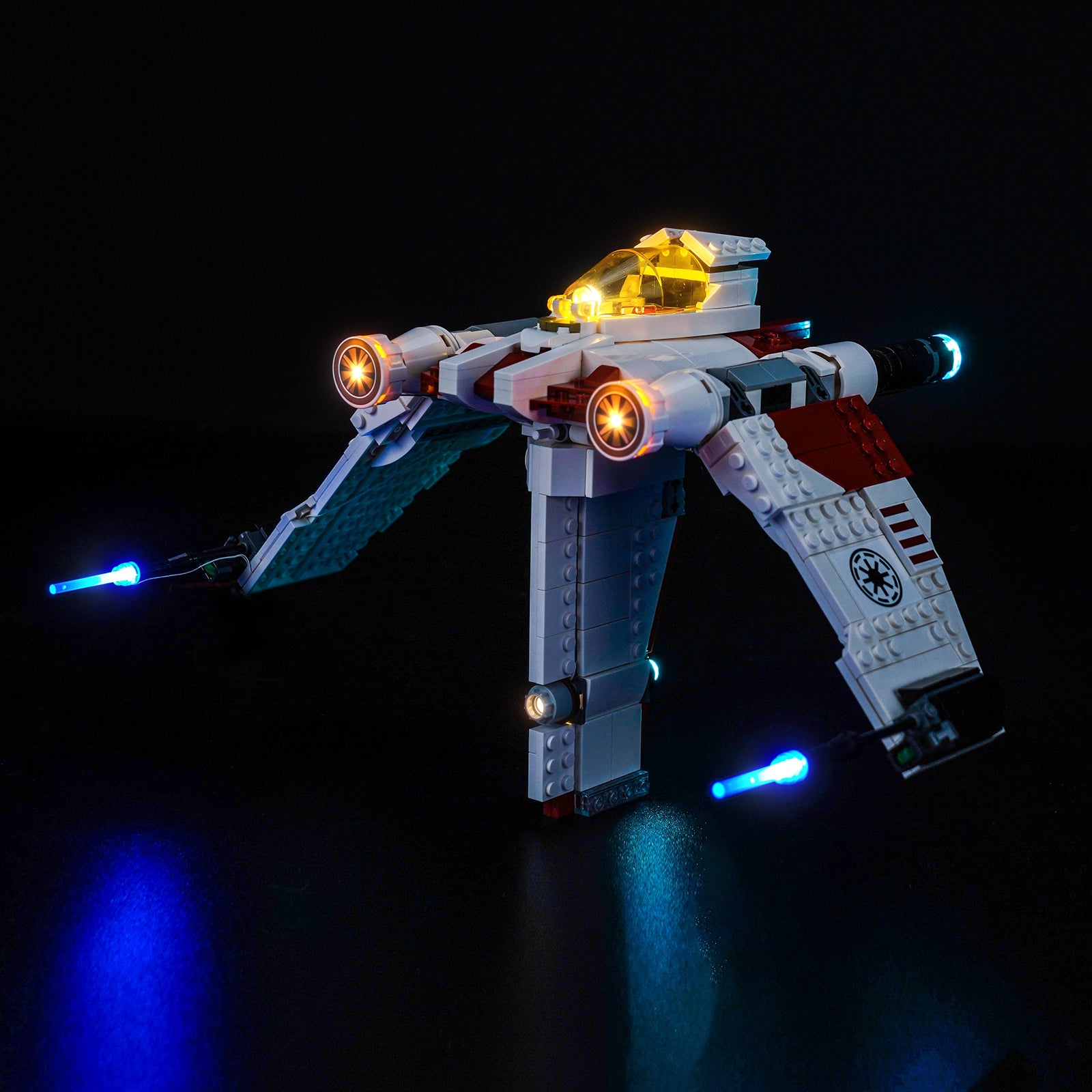 BrickBling Light Kit for LEGO Star Wars V-19 Torrent Starfighter 75432