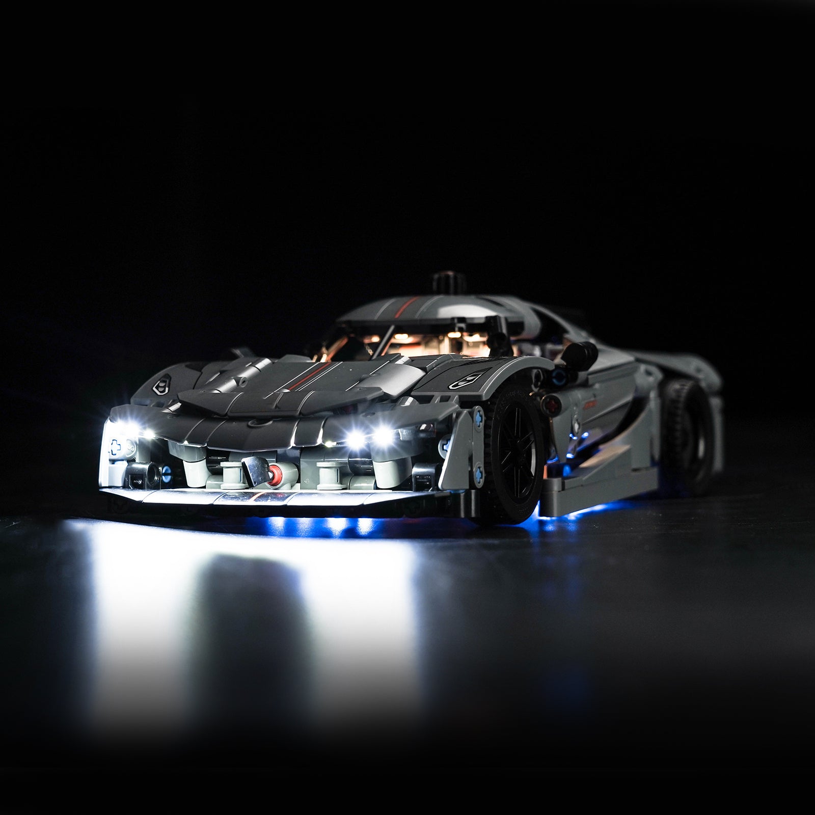 BrickBling Light Kit for LEGO Technic Koenigsegg Jesko Absolut Grey Hypercar 421732