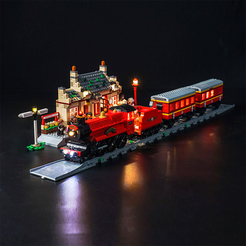 BrickBling Lichtset für LEGO Hogwarts Express™ Zugset mit Hogsmeade Station™ 76423