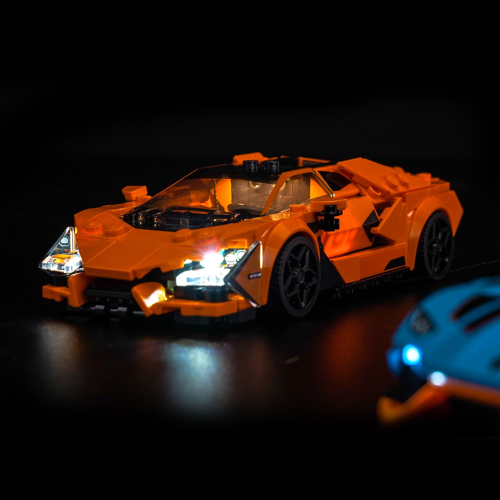 BrickBling Lichtset für LEGO Speed Champions Lamborghini Revuelto & Huracán STO 77238