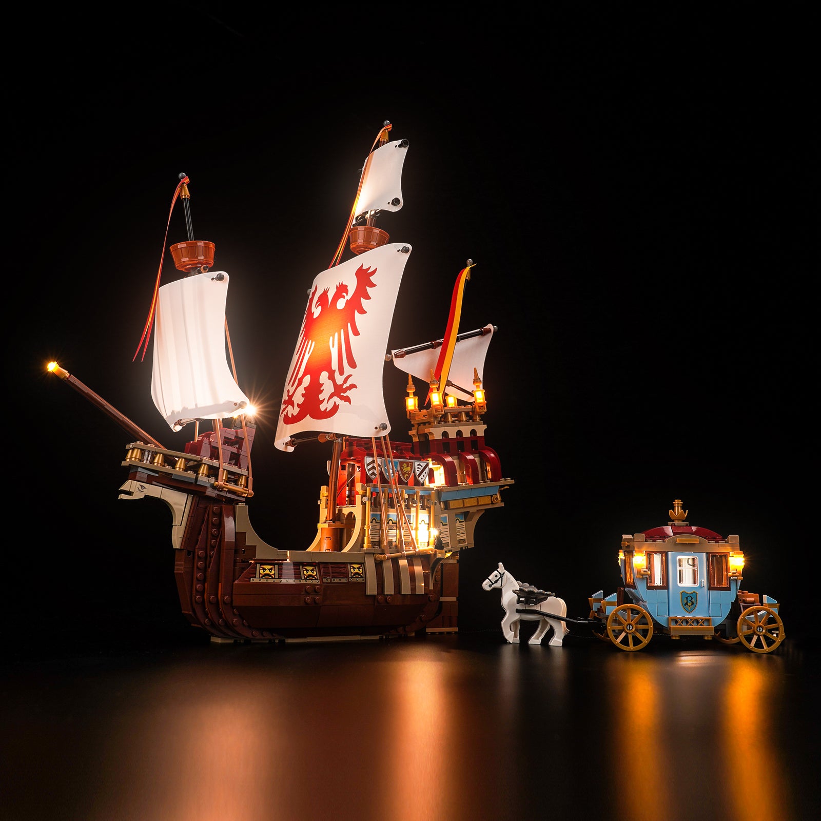 BrickBling Lichtset für LEGO Trimagisches Turnier: Die Ankunft 76440