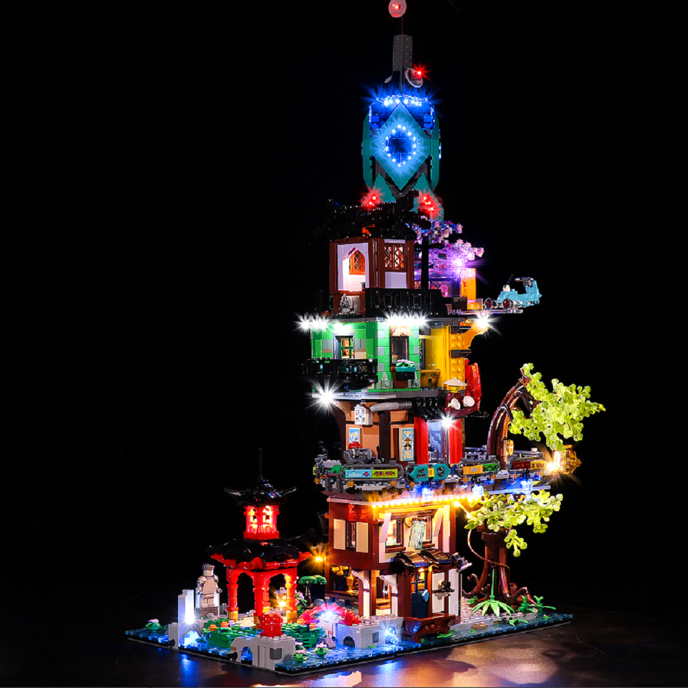 Lightailing LED Light Kit for Lego Ninjago City Gardens 71741