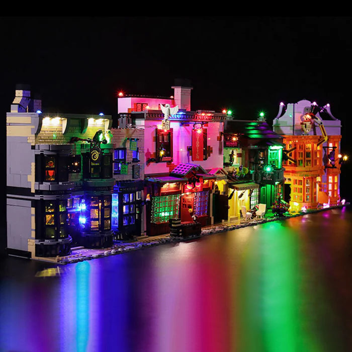 BrickBling Lichtset für LEGO Harry Potter™ Winkelgasse™ 75978