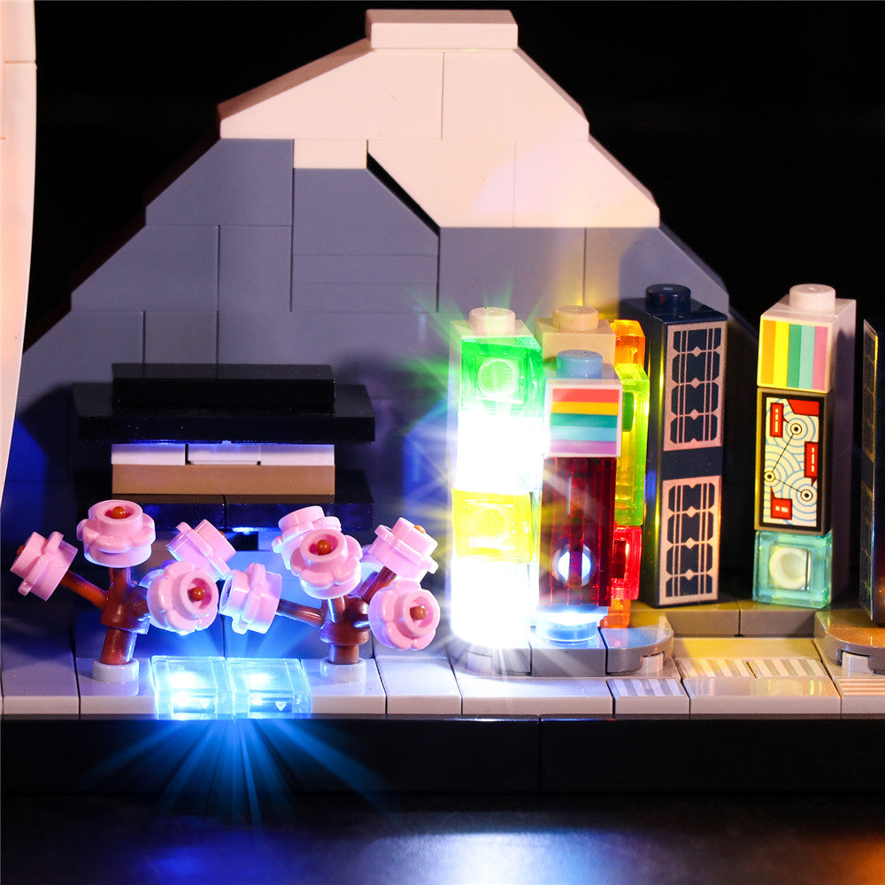 BrickBling Lichtset für LEGO City Skyline Serie Tokio 21051