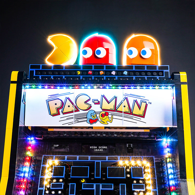 Kit d'éclairage BrickBling pour LEGO PAC-Man Arcade 10323