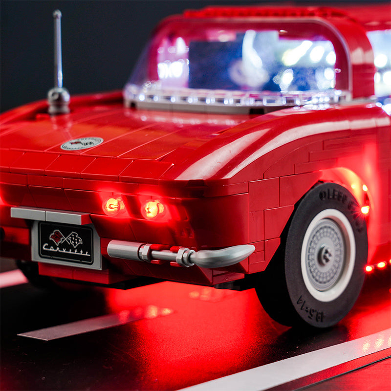BrickBling Lichtset für LEGO Icons Chevrolet Corvette 10321, ferngesteuerte Version
