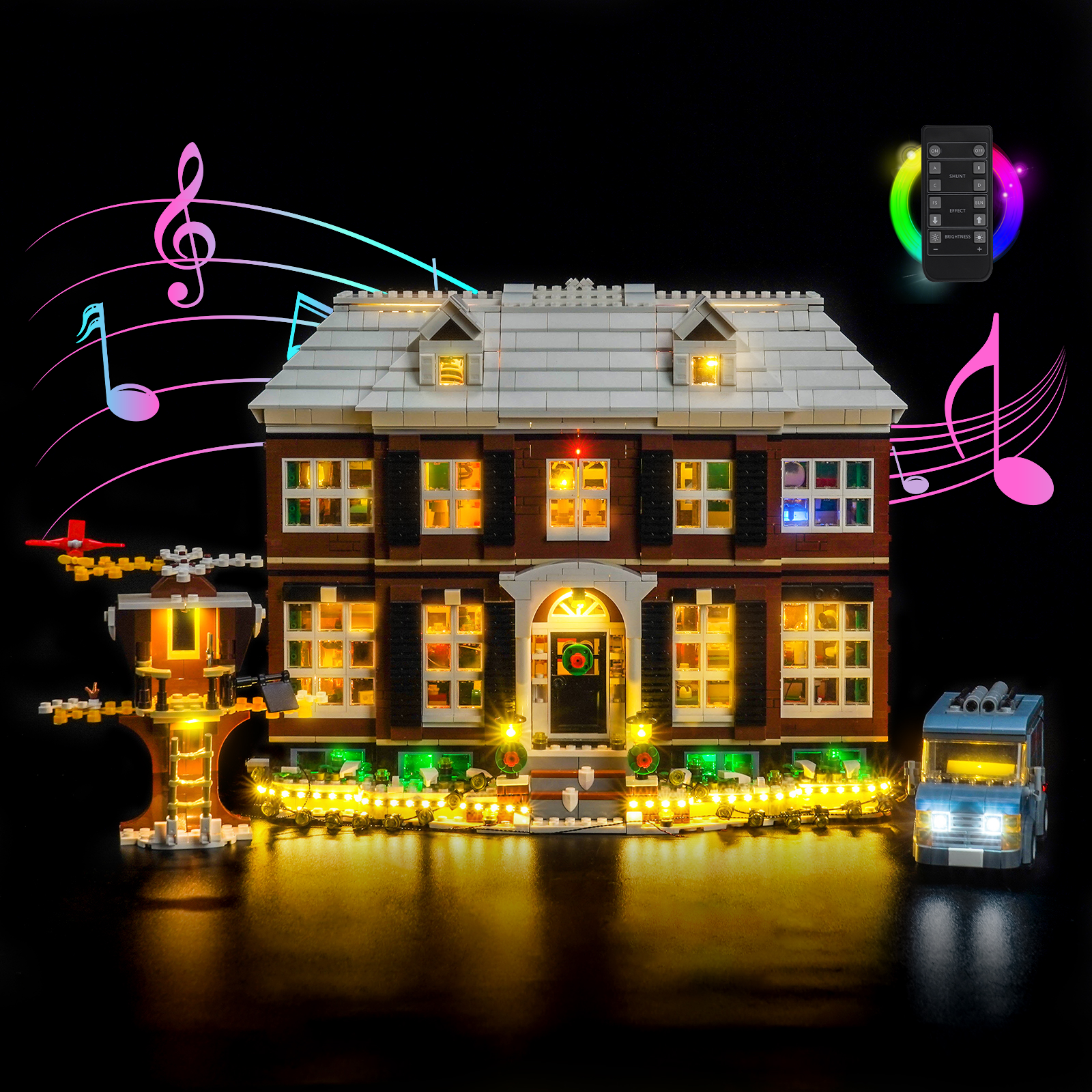 Kit d'éclairage BrickBling pour LEGO Ideas Maman j'ai raté l'avion 21330