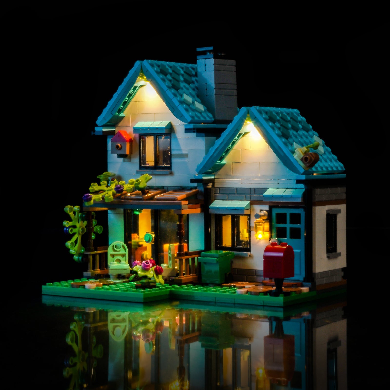 Kit d'éclairage BrickBling pour LEGO Creator 3 en 1 Cozy House 31139