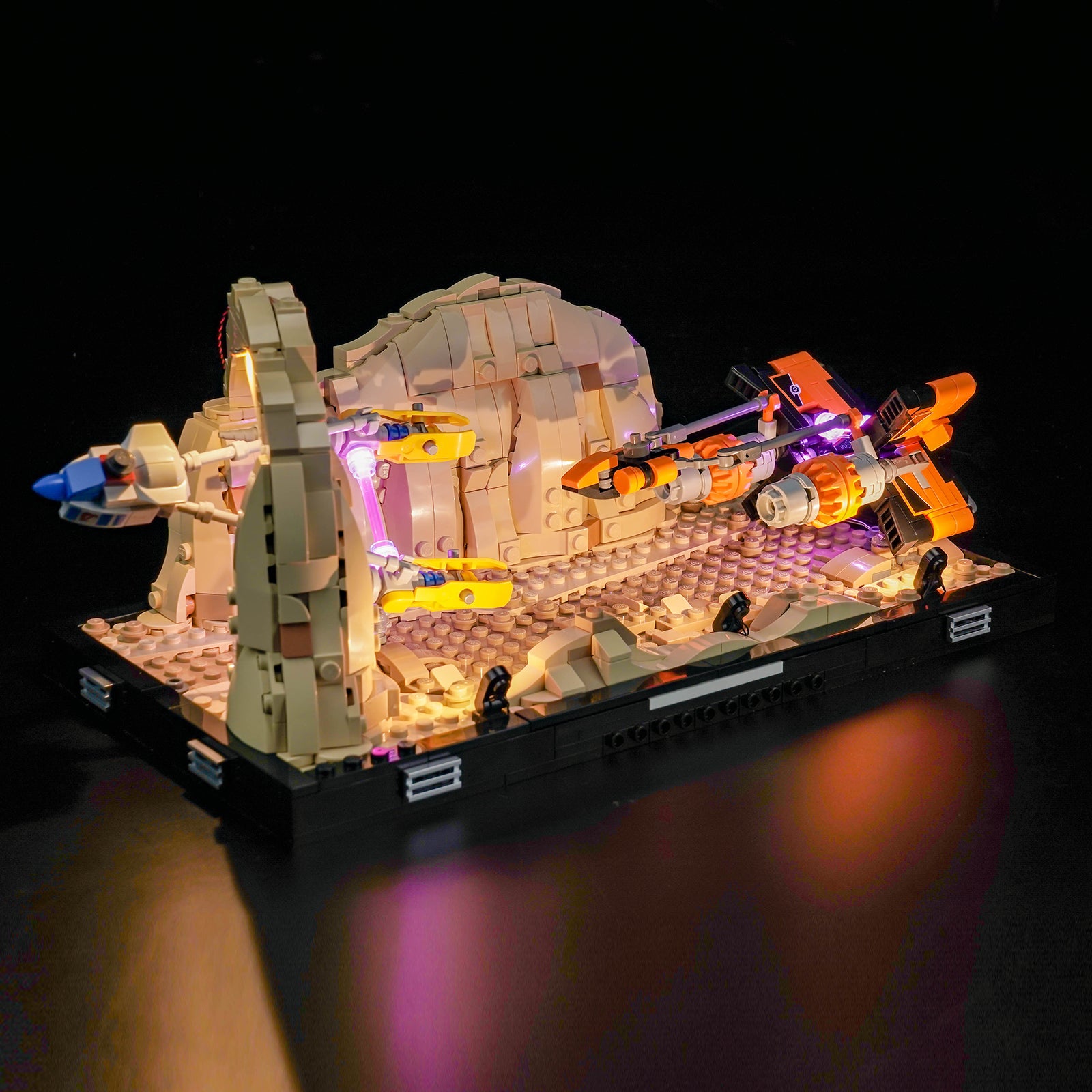 BrickBling Light Kit for LEGO Mos ESPA Podrace Diorama 75380